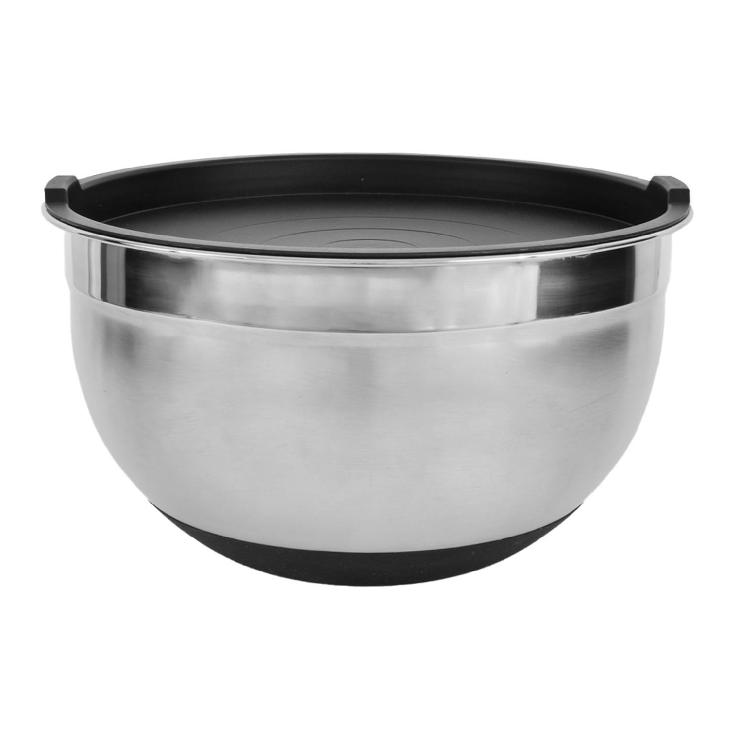 Set 3 Bowls con Tapa Acero Inoxidable Antideslizante Simplit-3