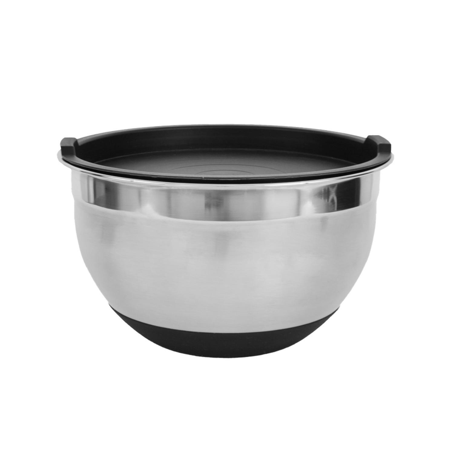 Set 3 Bowls con Tapa Acero Inoxidable Antideslizante Simplit-4