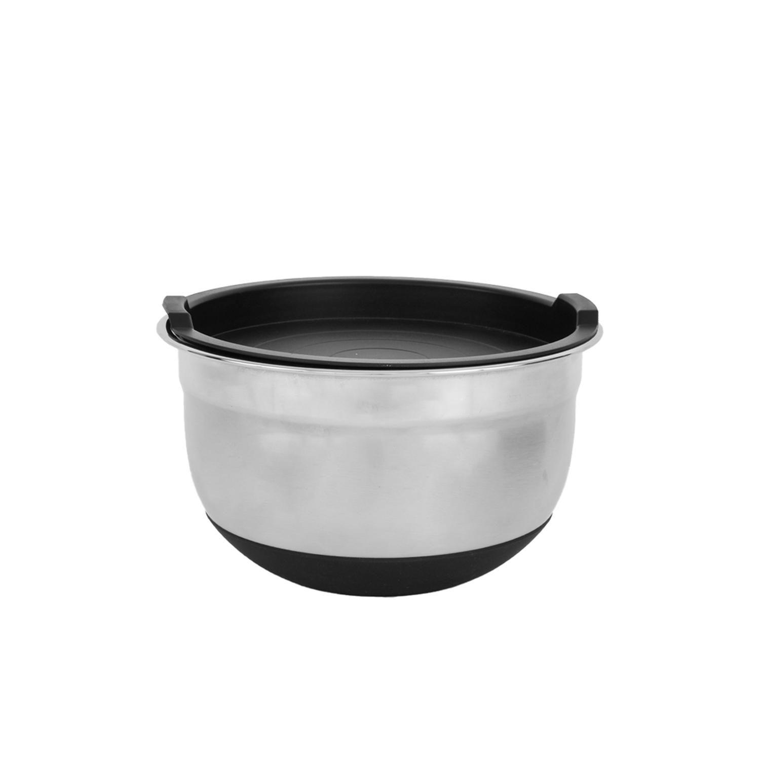 Set 3 Bowls con Tapa Acero Inoxidable Antideslizante Simplit-5