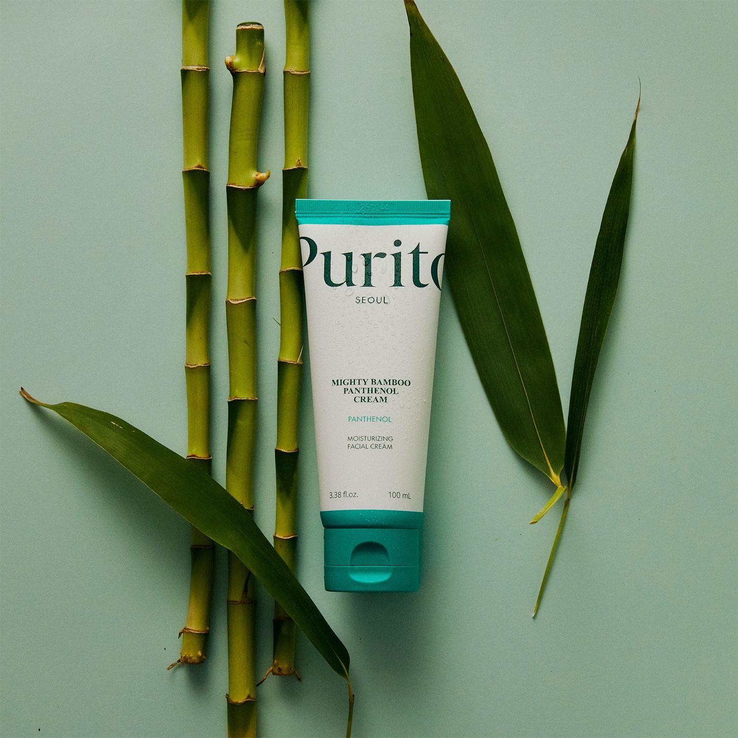 Crema Facial Mighty Bamboo Panthenol 100ml Purito Hidratante-6