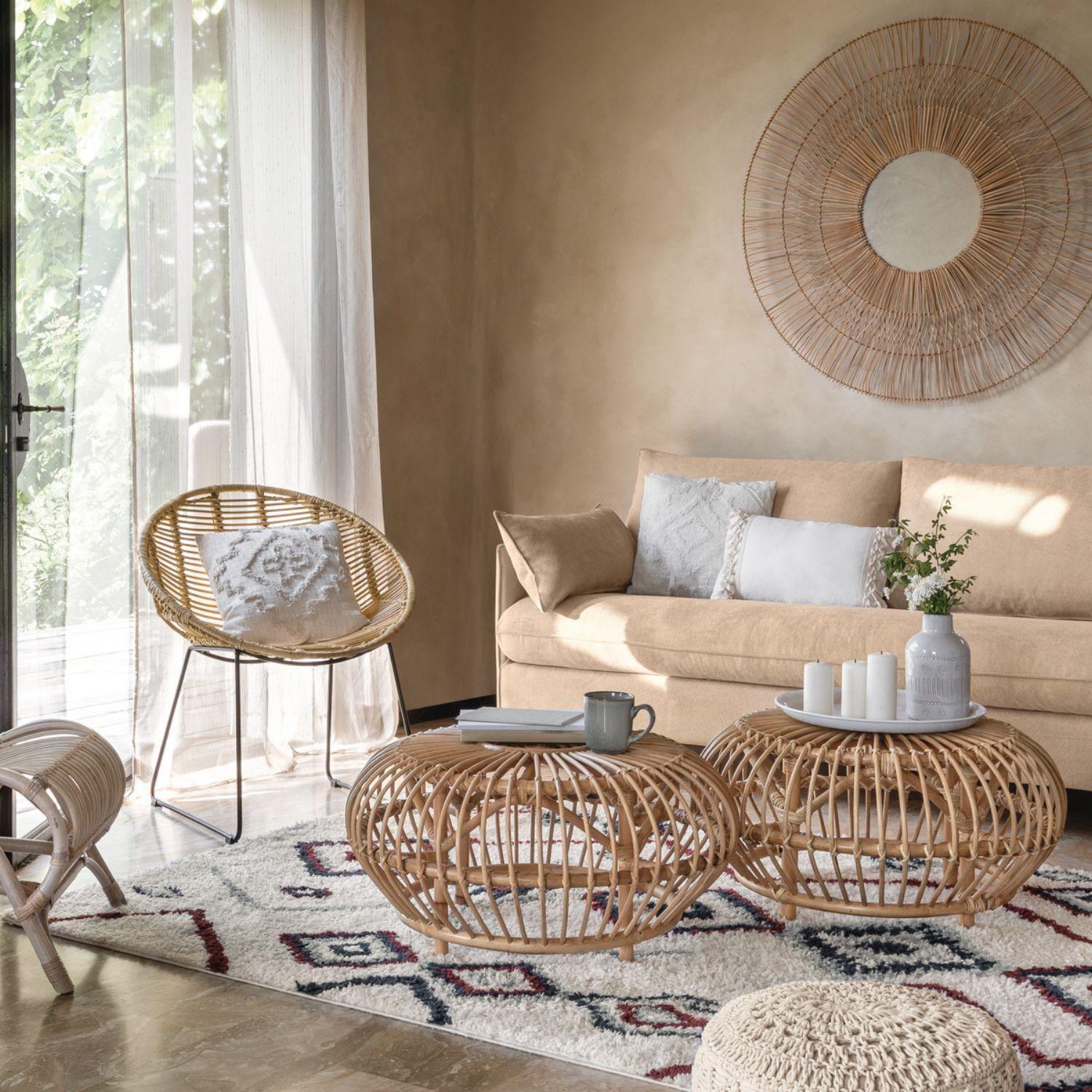 Cojin Macrame Algodón Marfil 30 X 50 cm Atmosphera-3