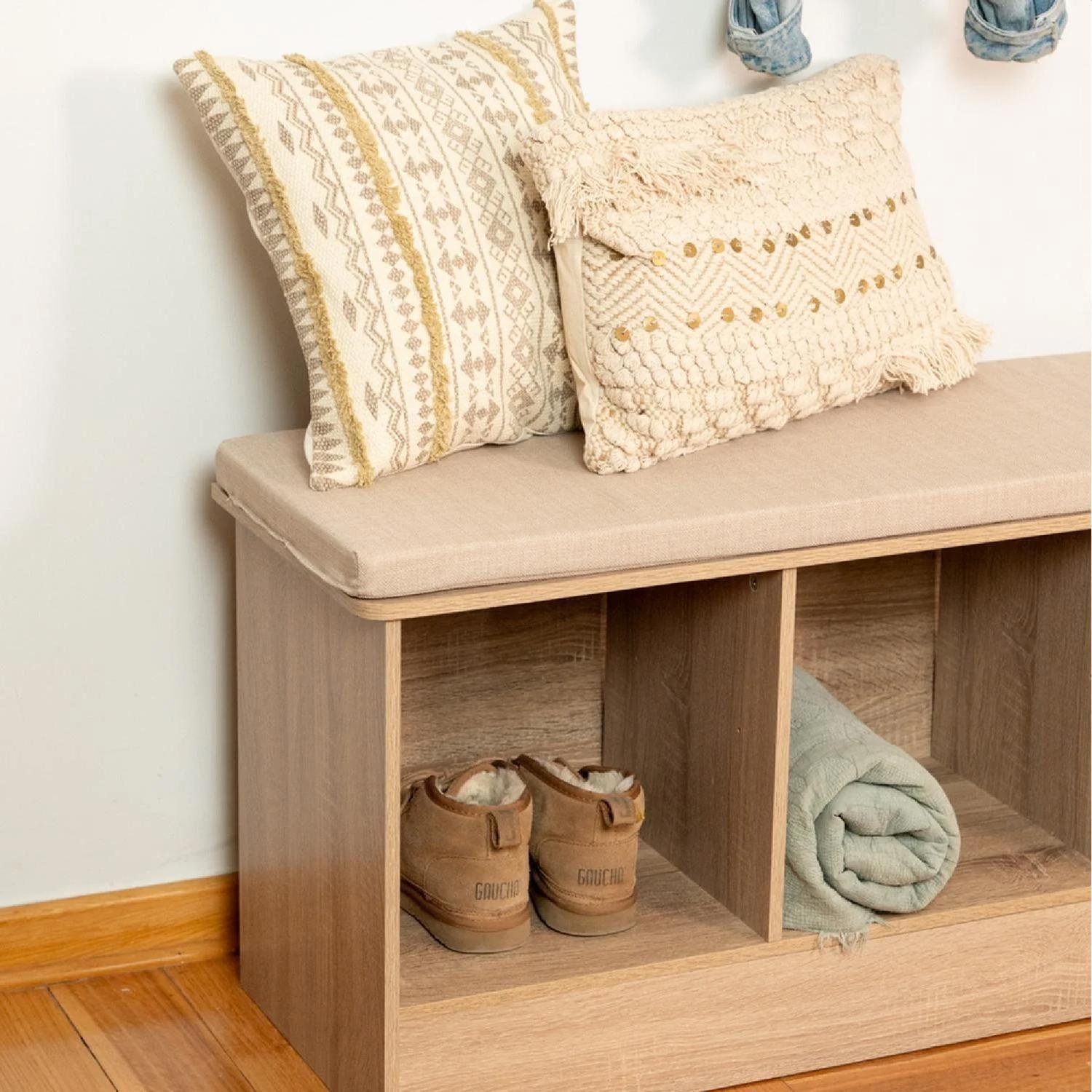 Cojín Decorativo con Lentejuelas y Flecos 30x50 cm Atmosphera-2