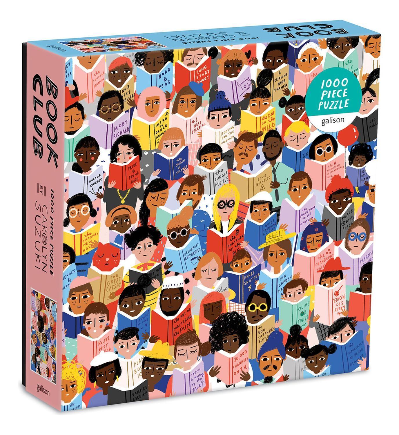 Puzzle 1000Pcs, Club De Lectura Mudpuppy-1