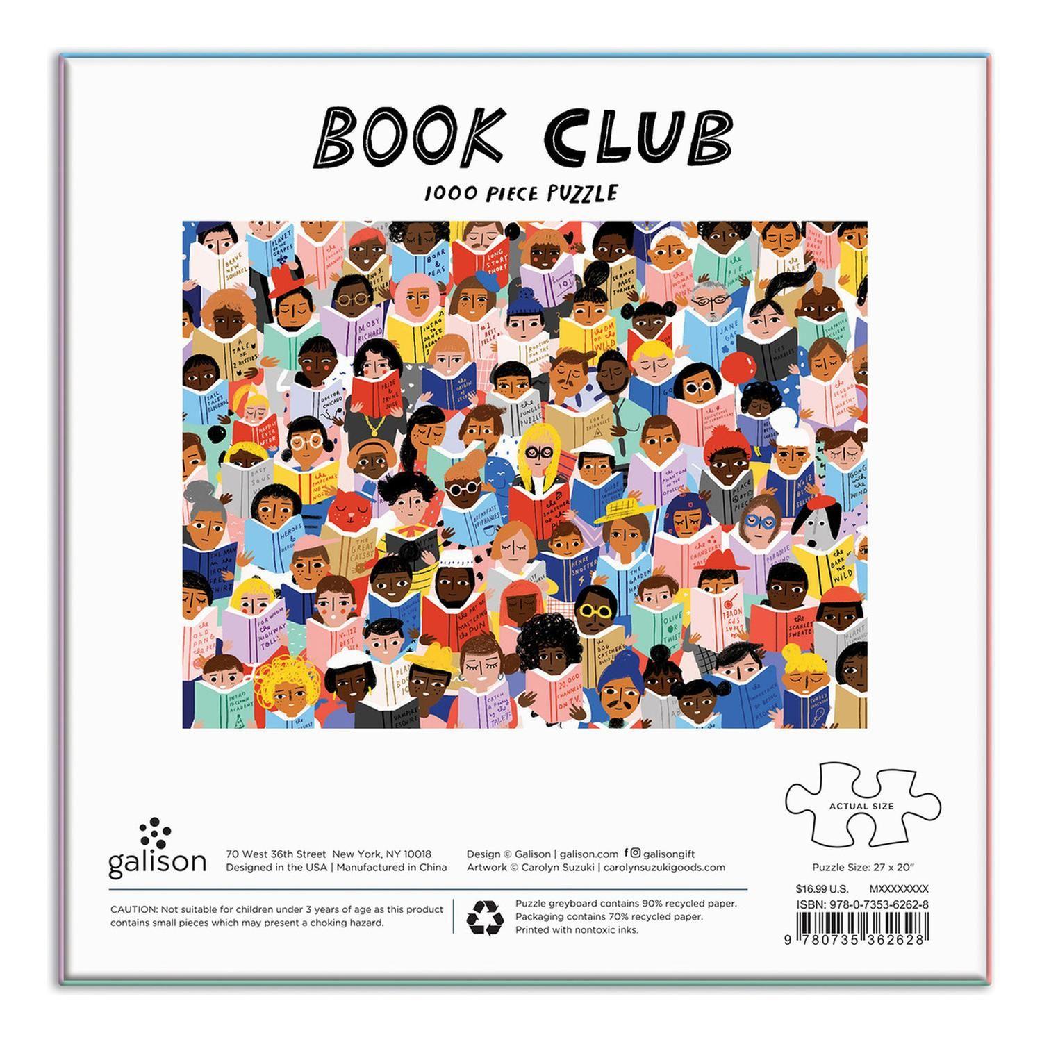 Puzzle 1000Pcs, Club De Lectura Mudpuppy-3
