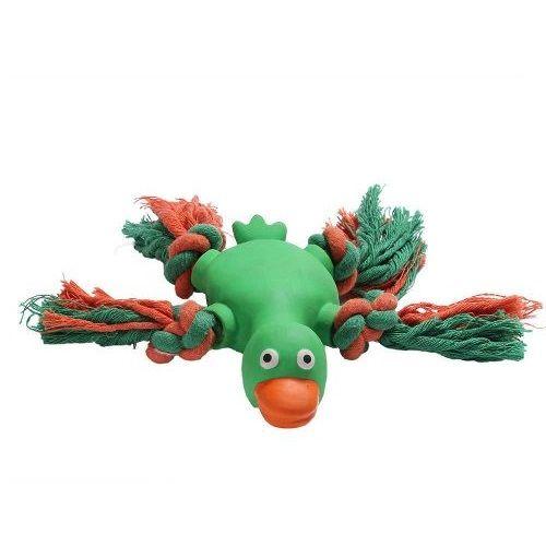 Animal Látex Con Cuerda Verde Perro Mascan-0