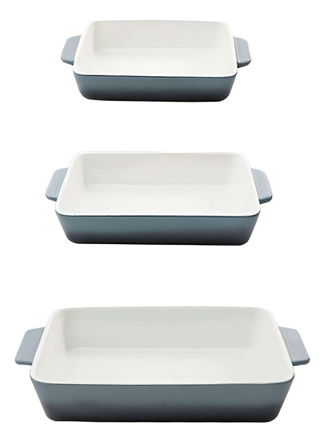 Set 3 Fuentes de Cerámica para Horno Celeste Simplit-2