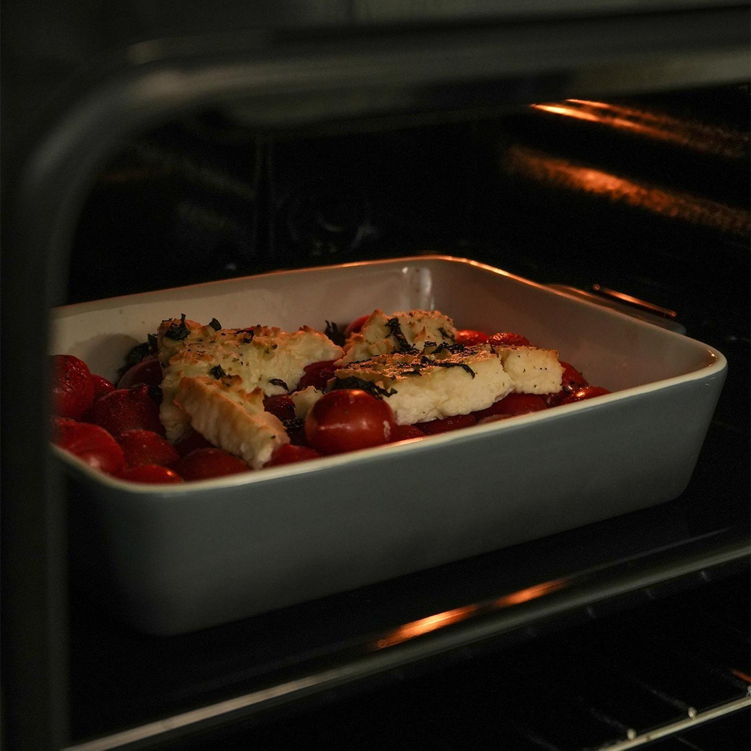 Set 3 Fuentes de Cerámica para Horno Celeste Simplit-4