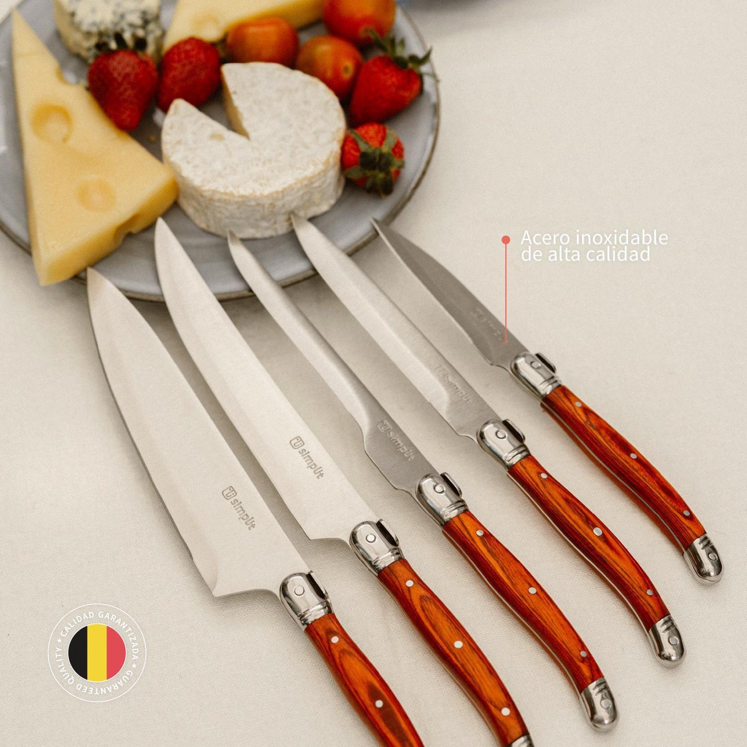 Set Cuchillos 5 pcs Marsella Acero Inoxidable Simplit-2