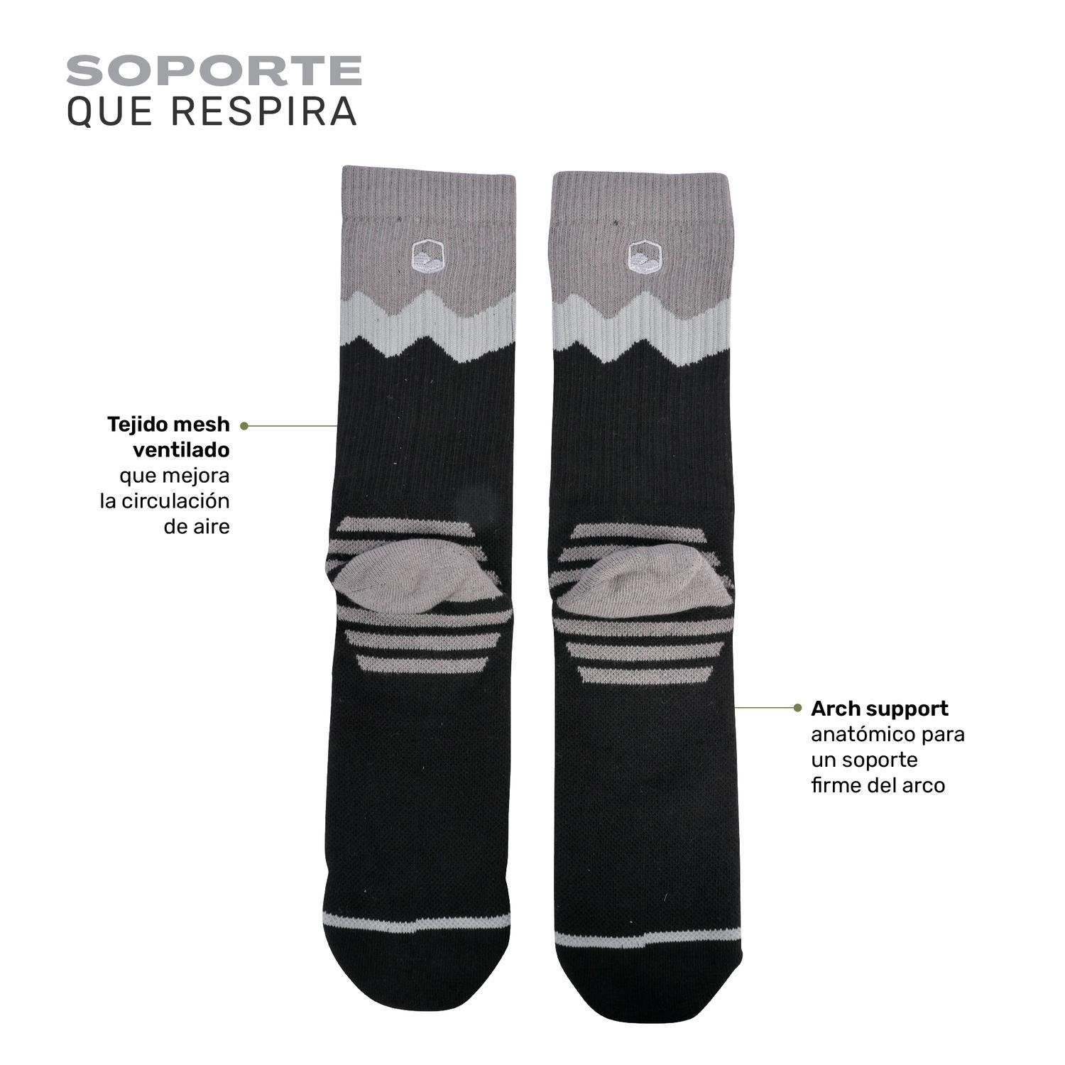 Calcetines Deportivos Corte Largo Andor 4 Pares Lhotse-2