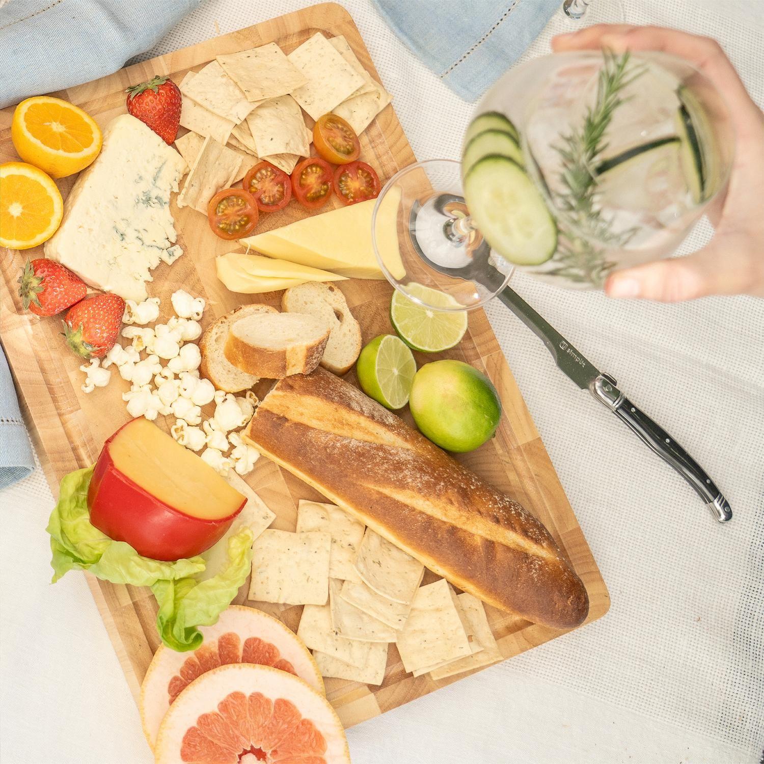 Tabla Para Picar Cortar Madera 40x28cm Cutte Simplit-2
