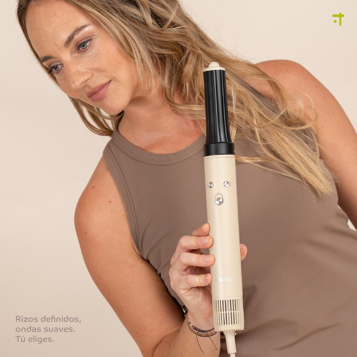 Secador de pelo Multistyler T-Care AeroFlow 5 en 1 Beige-4