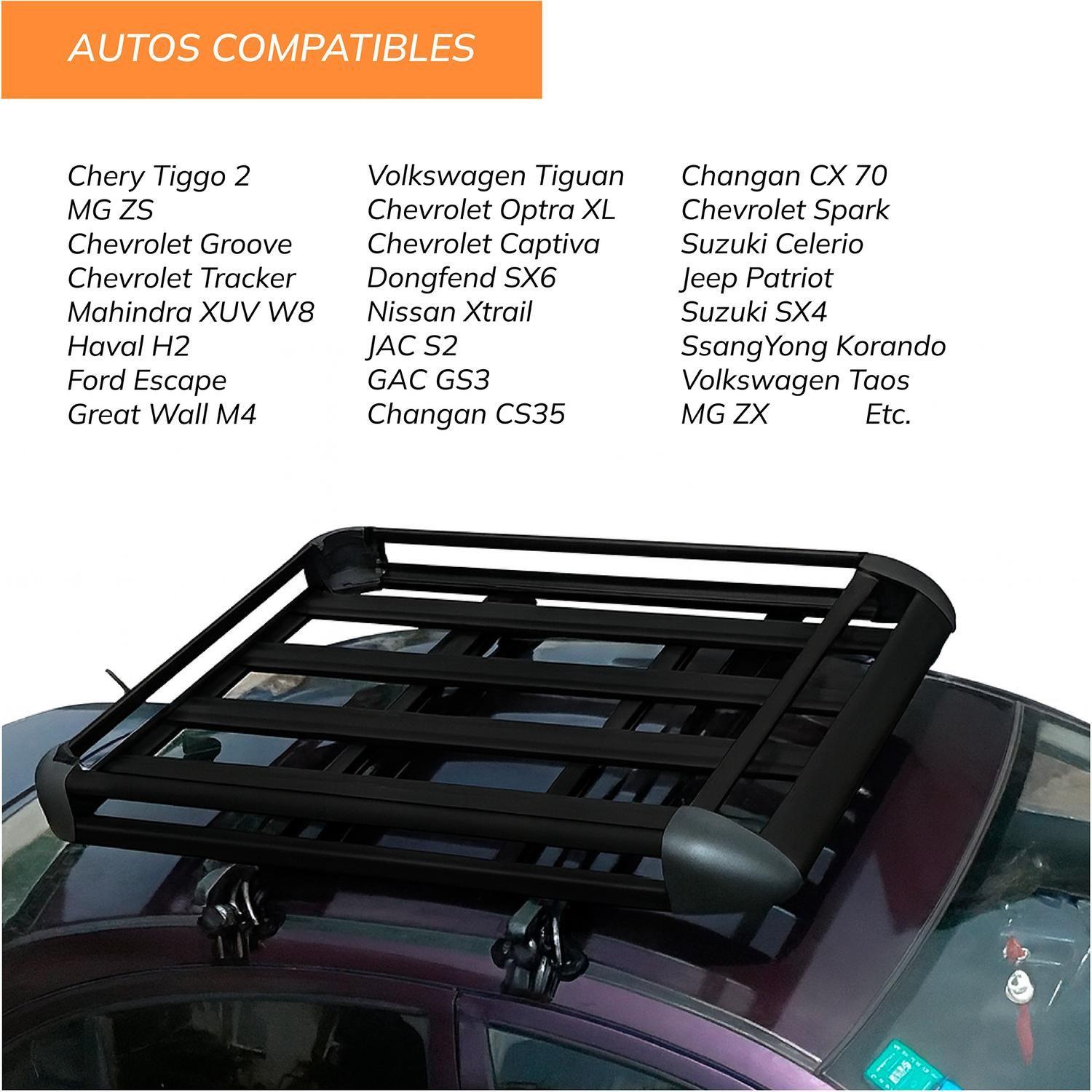 Parrilla Para Auto Aluminio portaequipaje Universal XROAD-4