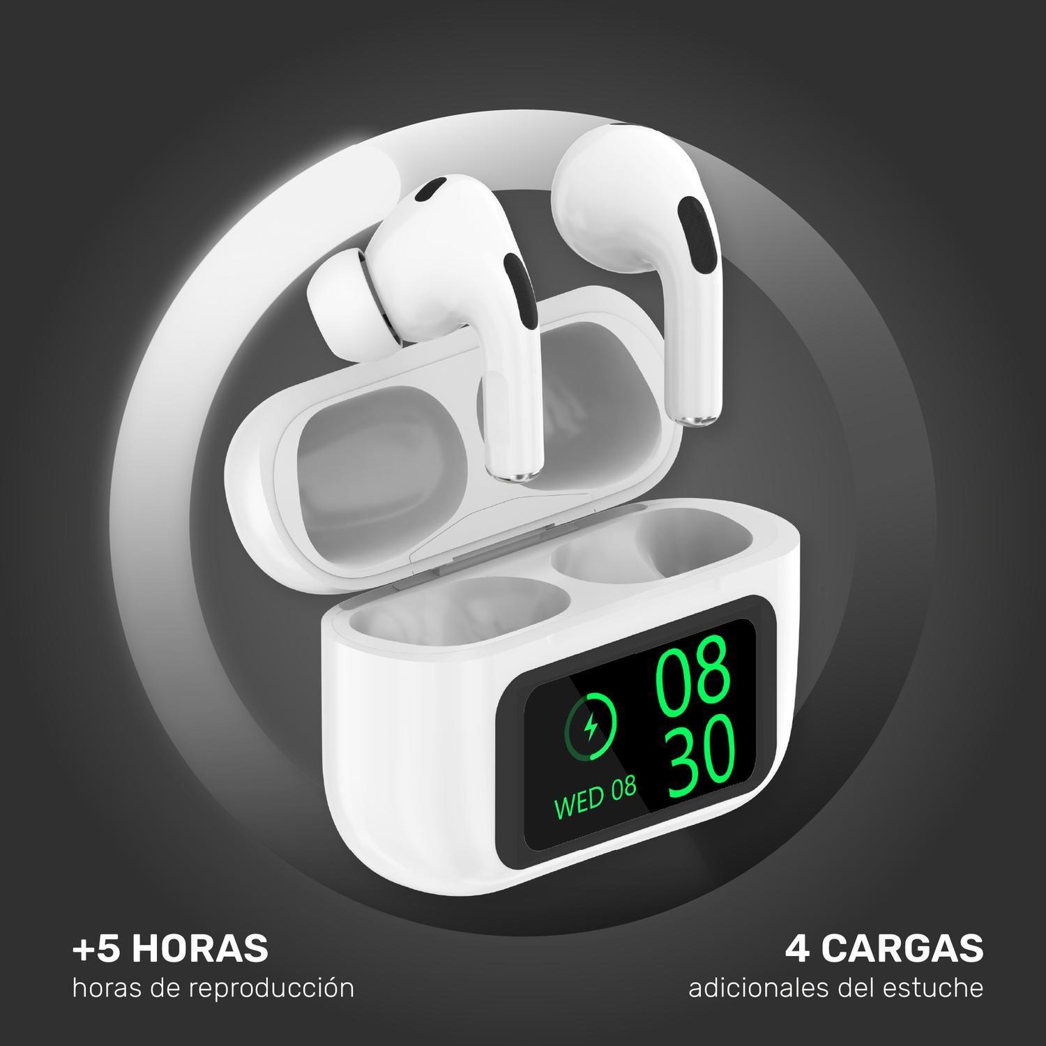 Audífonos Bluetooth TWS Pantalla Touch ANC RMPLUS+ Lhotse-5