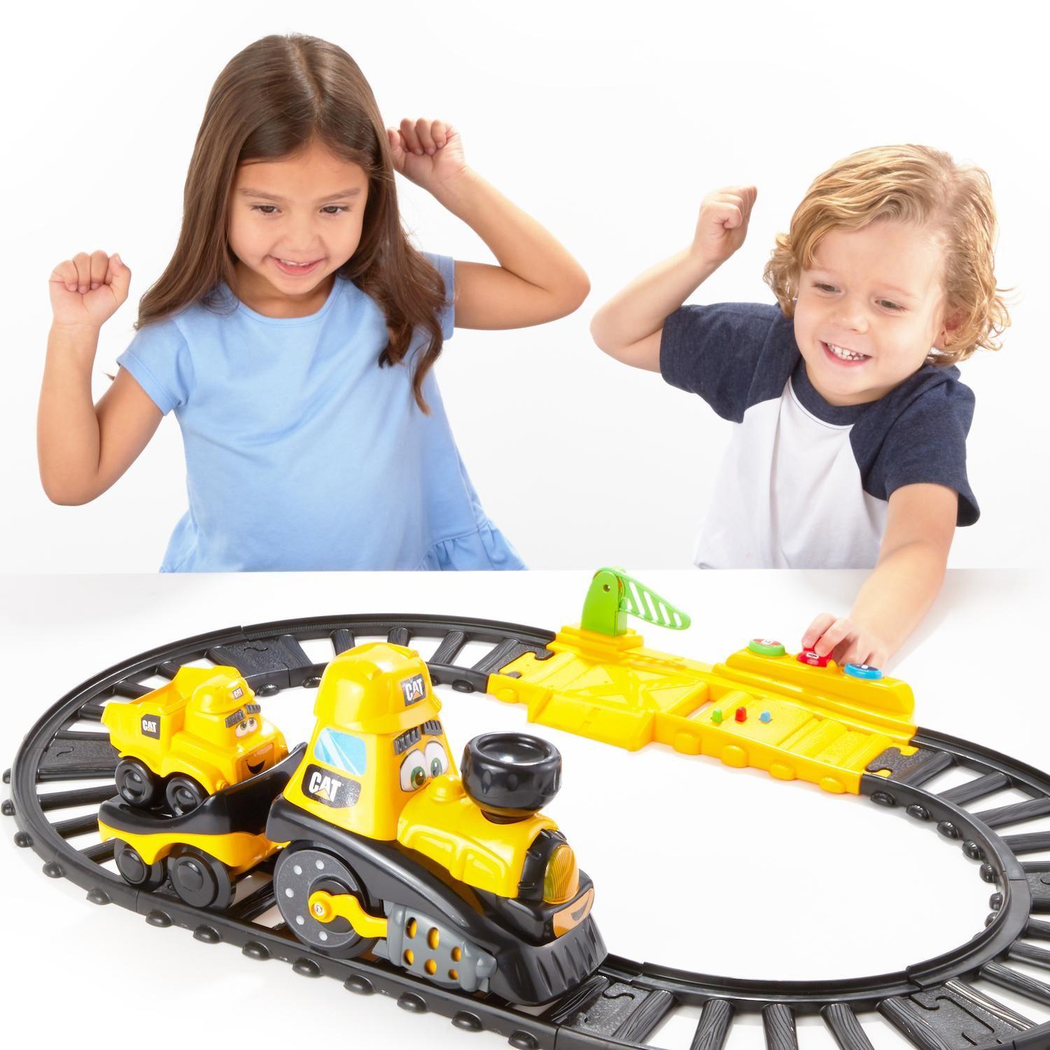Set Pista y Vehículos Interactivos Power Tracks CAT-4