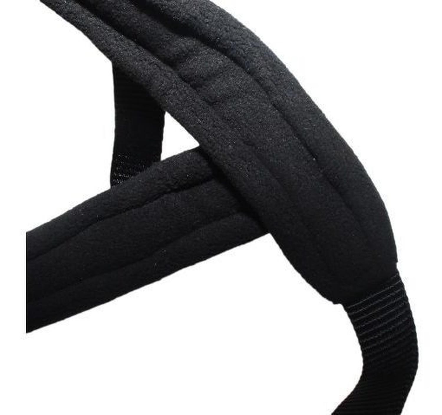 Arnés Noruego Acolchado Talla M Negro Perro Mascan-4