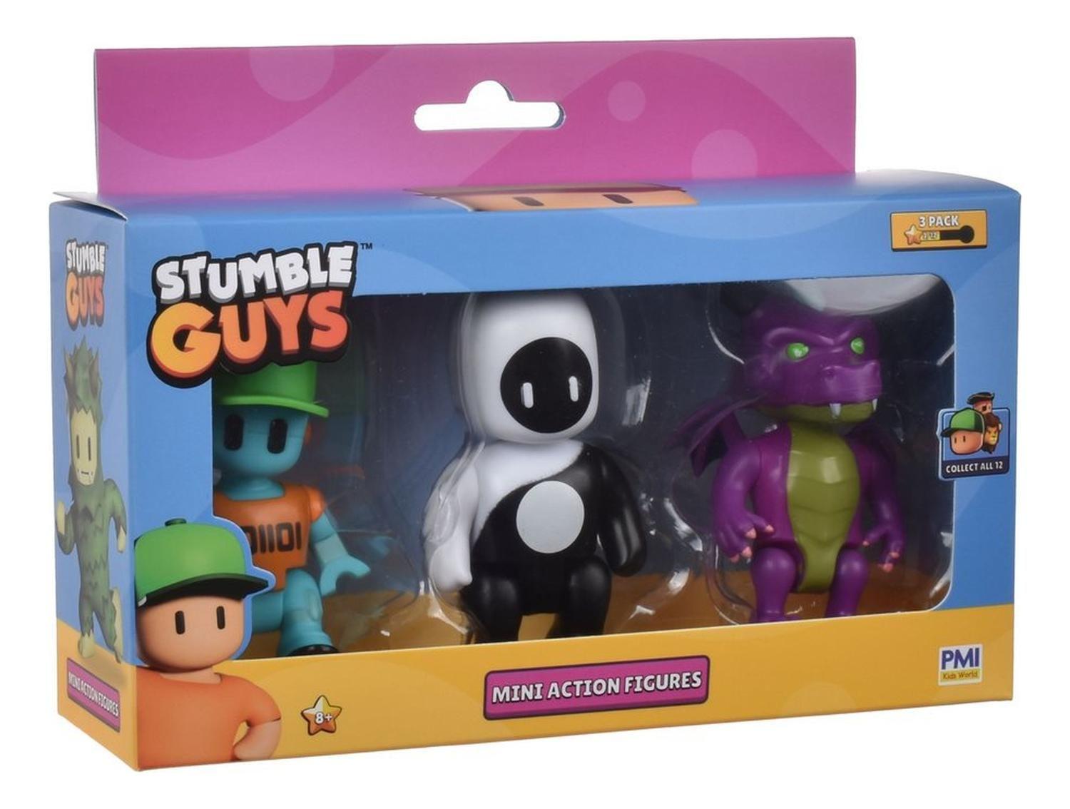 Pack 3 Figuras 8 Cms Articuladas Stumble Guys-1