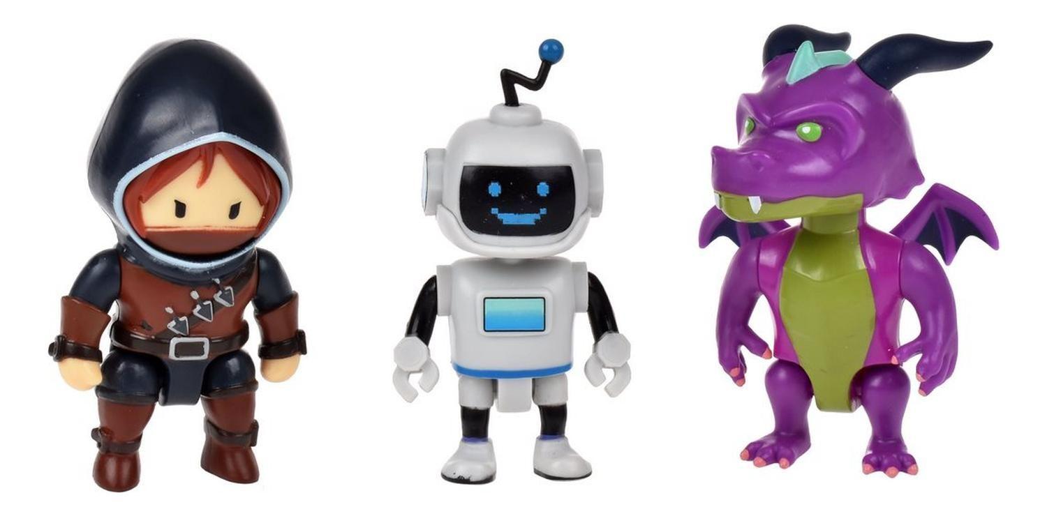 Pack 3 Figuras 8 Cms Articuladas Stumble Guys-3