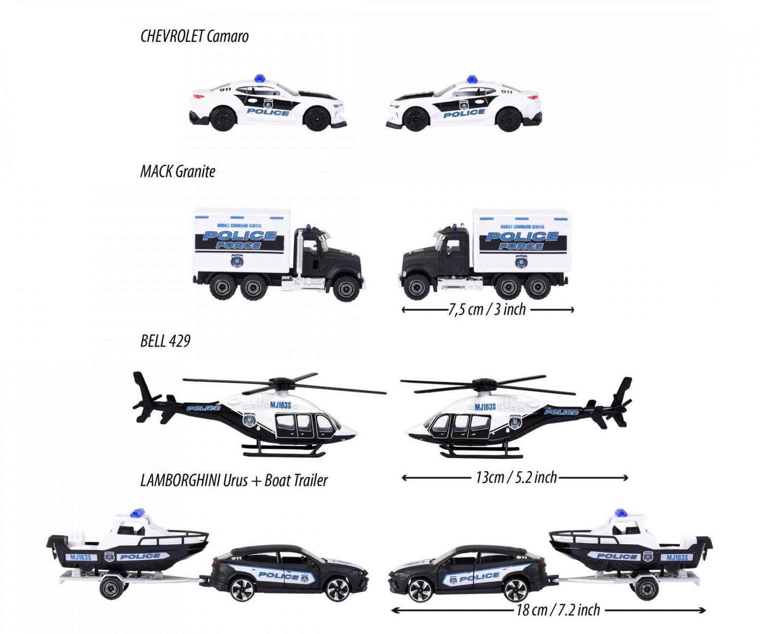 S4t 4 Autos Patrulla Force Majorette-5