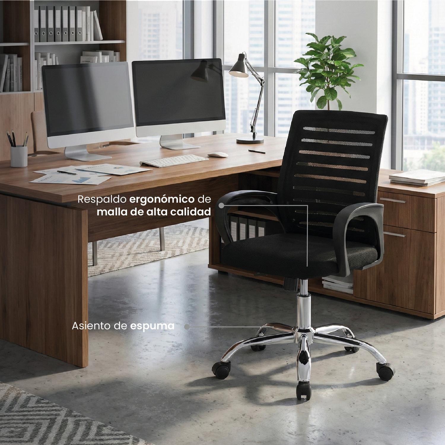 Silla de Escritorio Lite Ergonómica LEVO-4