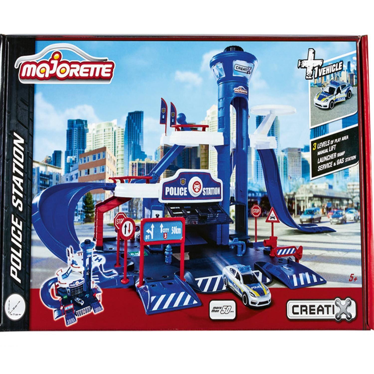 Estación Policial y 1 Auto Creatix Majorette-2