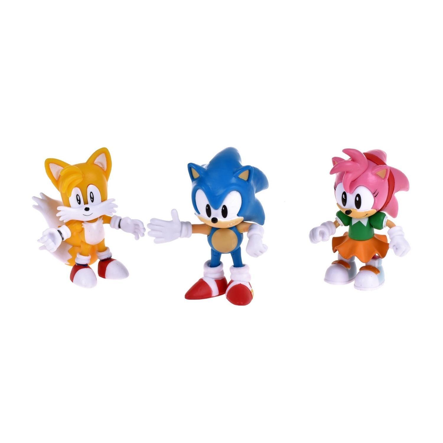 Pack 5 Figuras De 6 Cms Sonic-1