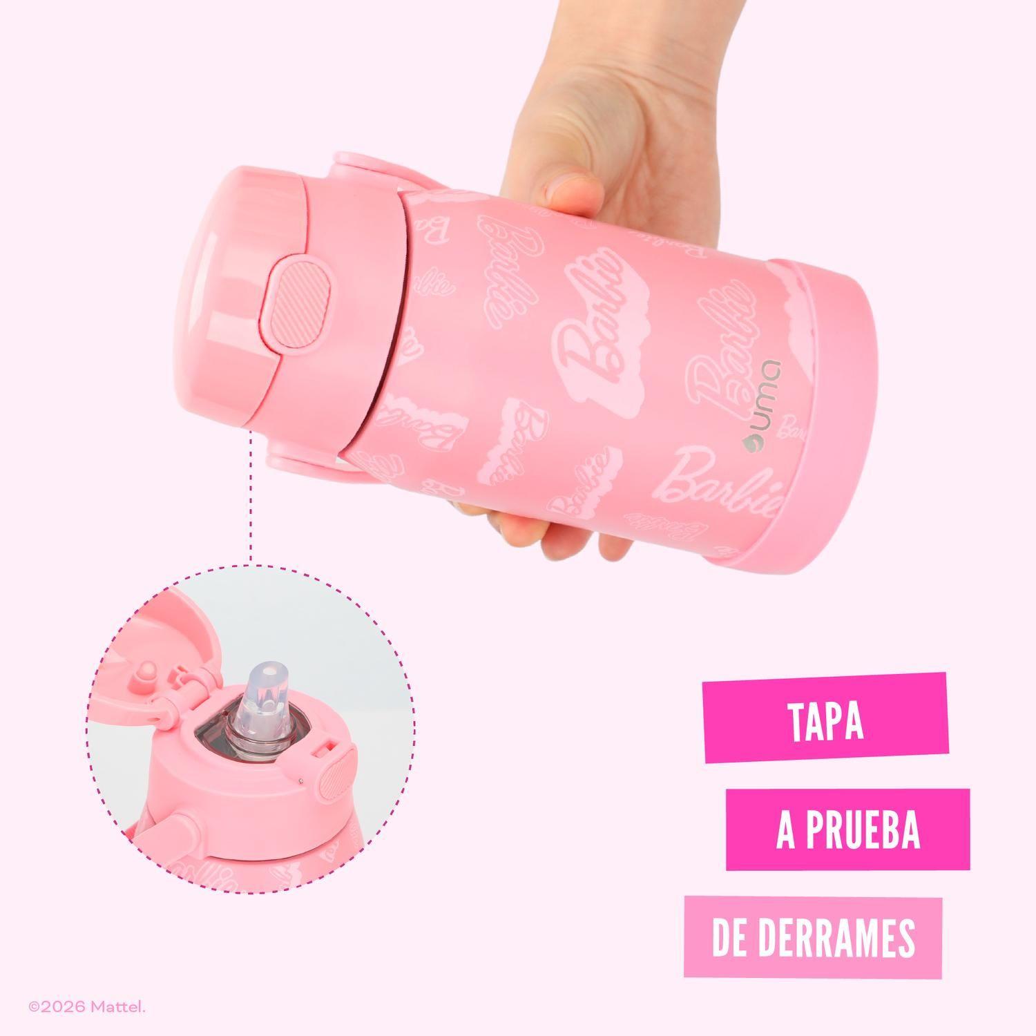 Botella Térmica Niños Barbie 450ml Acero Inox UMA-2