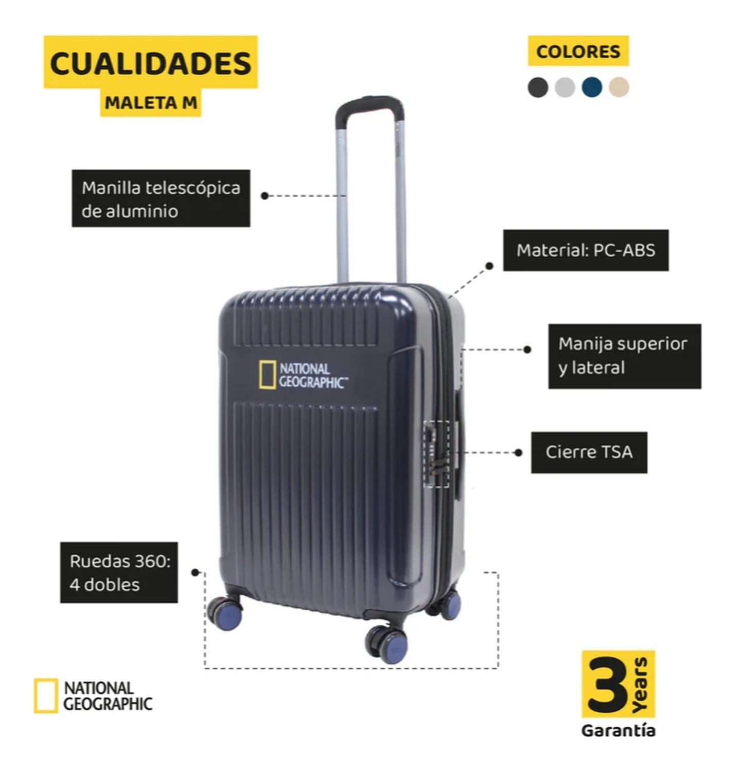 Maleta (M) 85Lt National Geographic Negro Transit-2