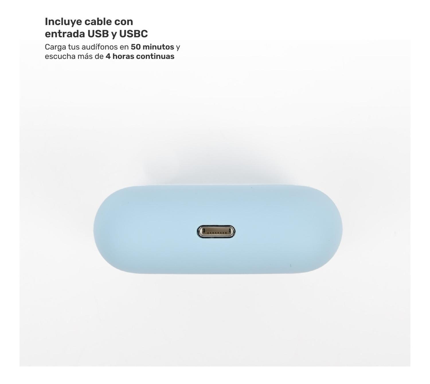 Pack Smartwatch Lhotse Vibe 05 Black + Audífonos Celeste-6