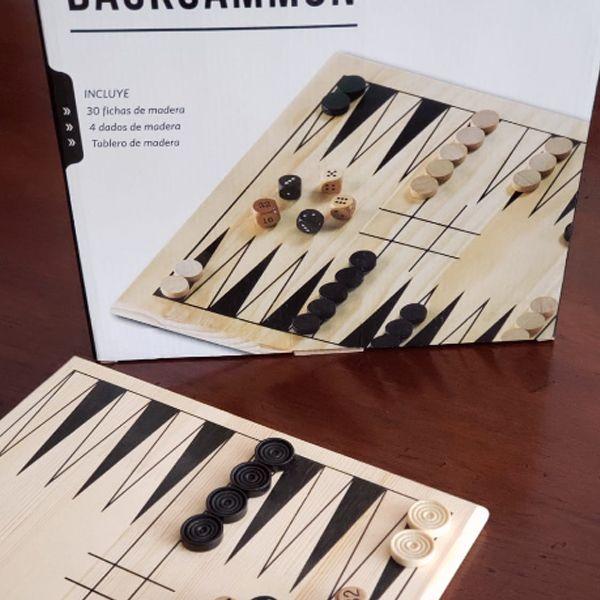 Juego De Mesa Portátil Backgammon Brando-3