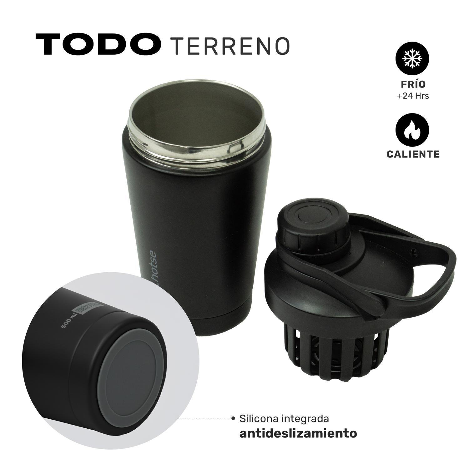 Shaker Vaso Proteina Acero Inoxidable NutriCore 500ml Lhotse-5