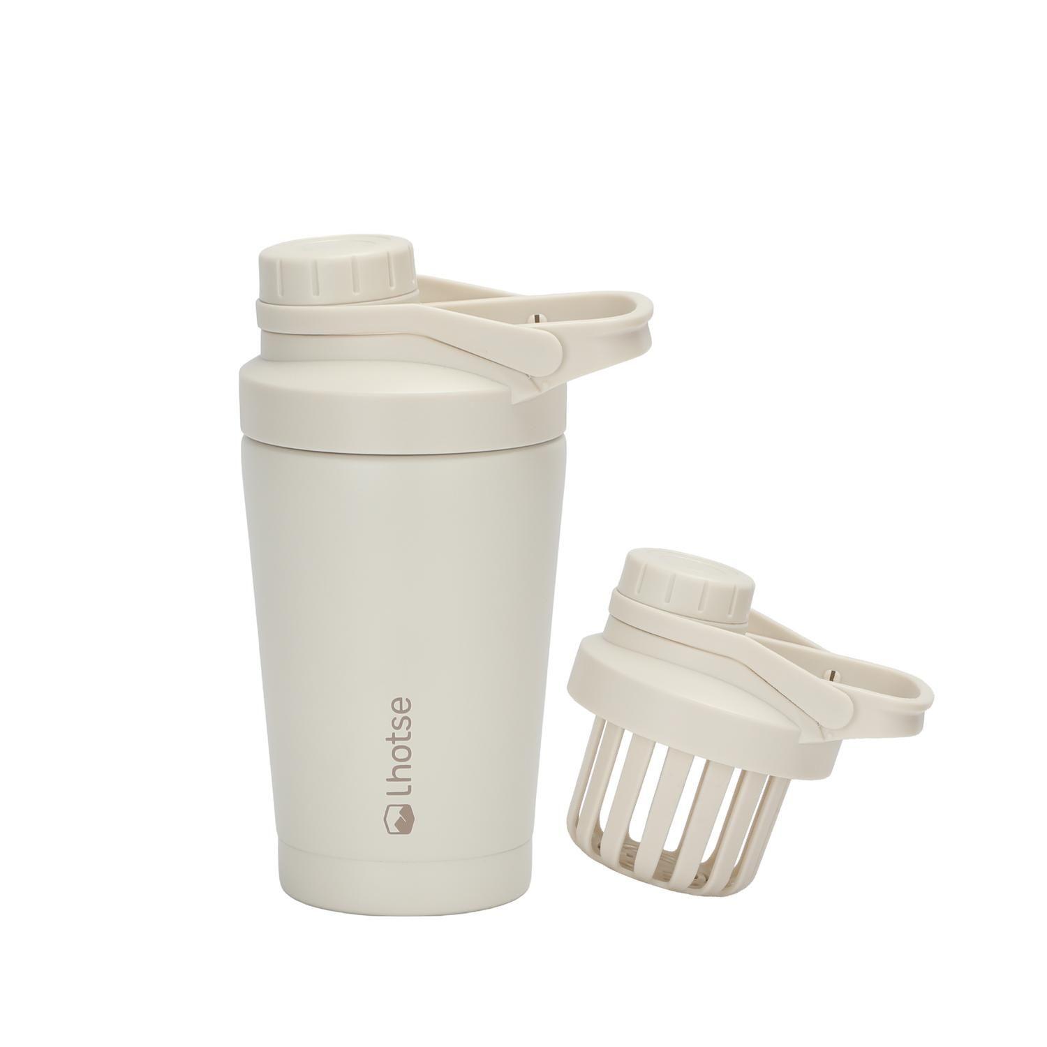 Shaker Vaso Proteina Acero Inoxidable NutriCore 500ml Lhotse-0
