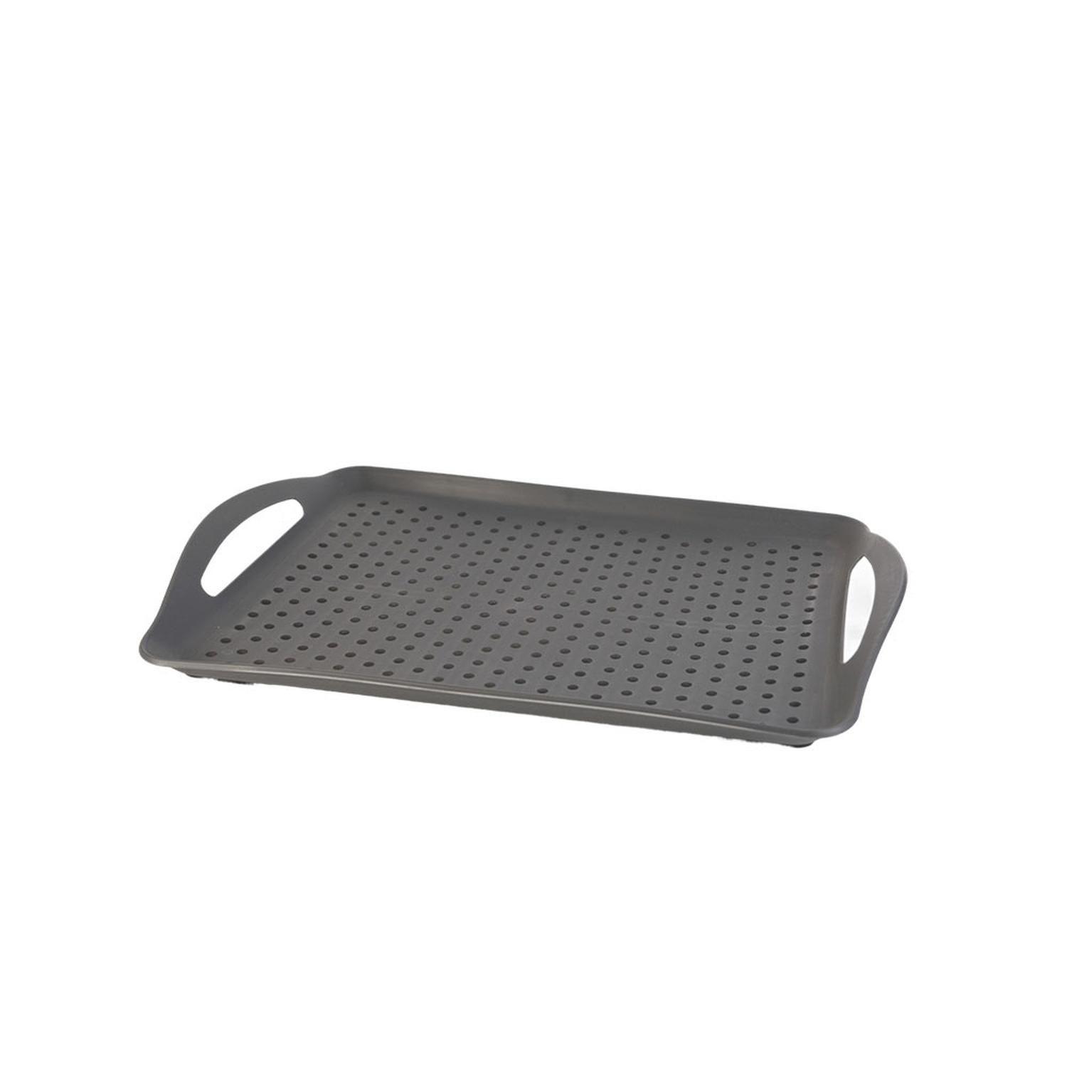 Bandeja Antideslizante Gris 45X32 Cm 5Five-0