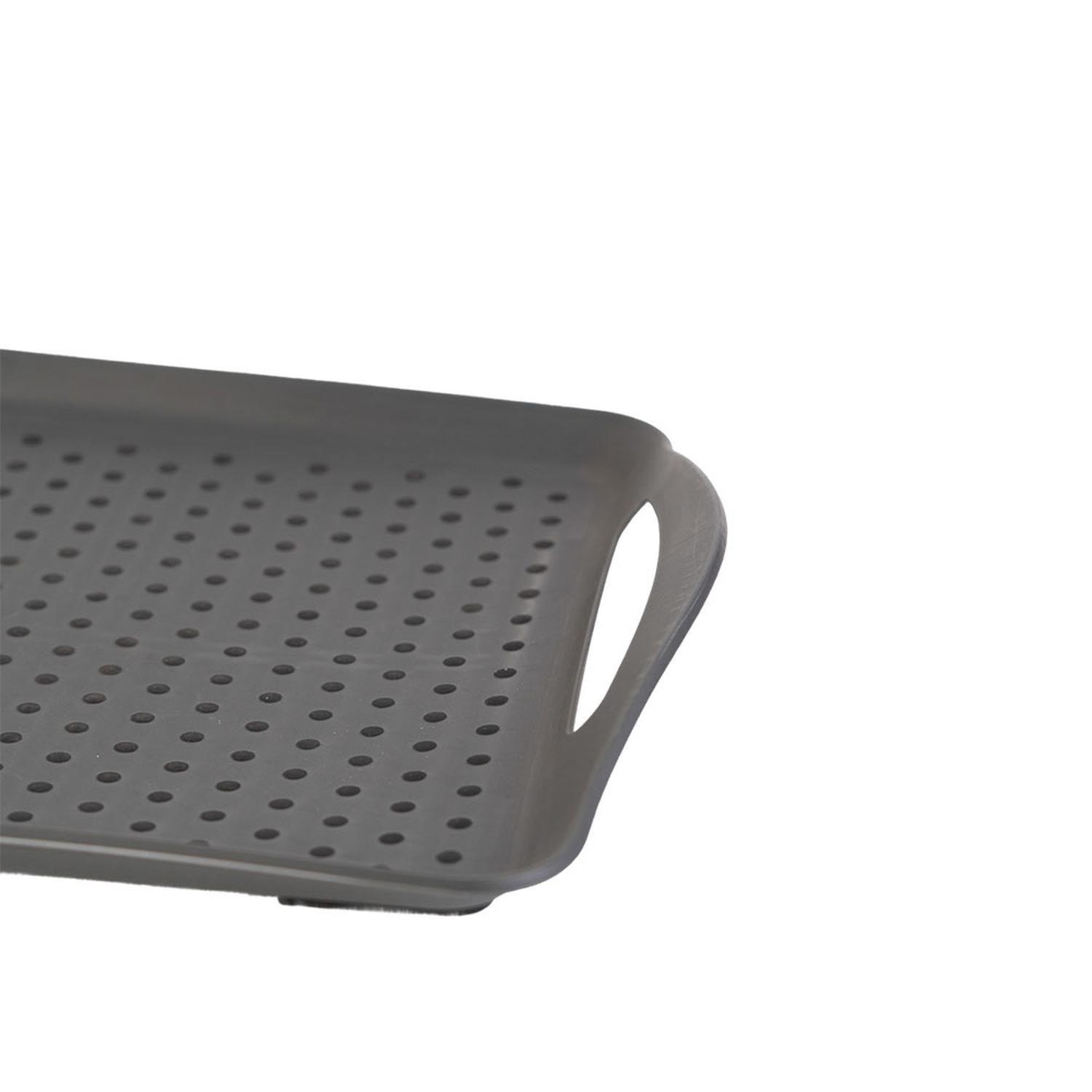 Bandeja Antideslizante Gris 45X32 Cm 5Five-1