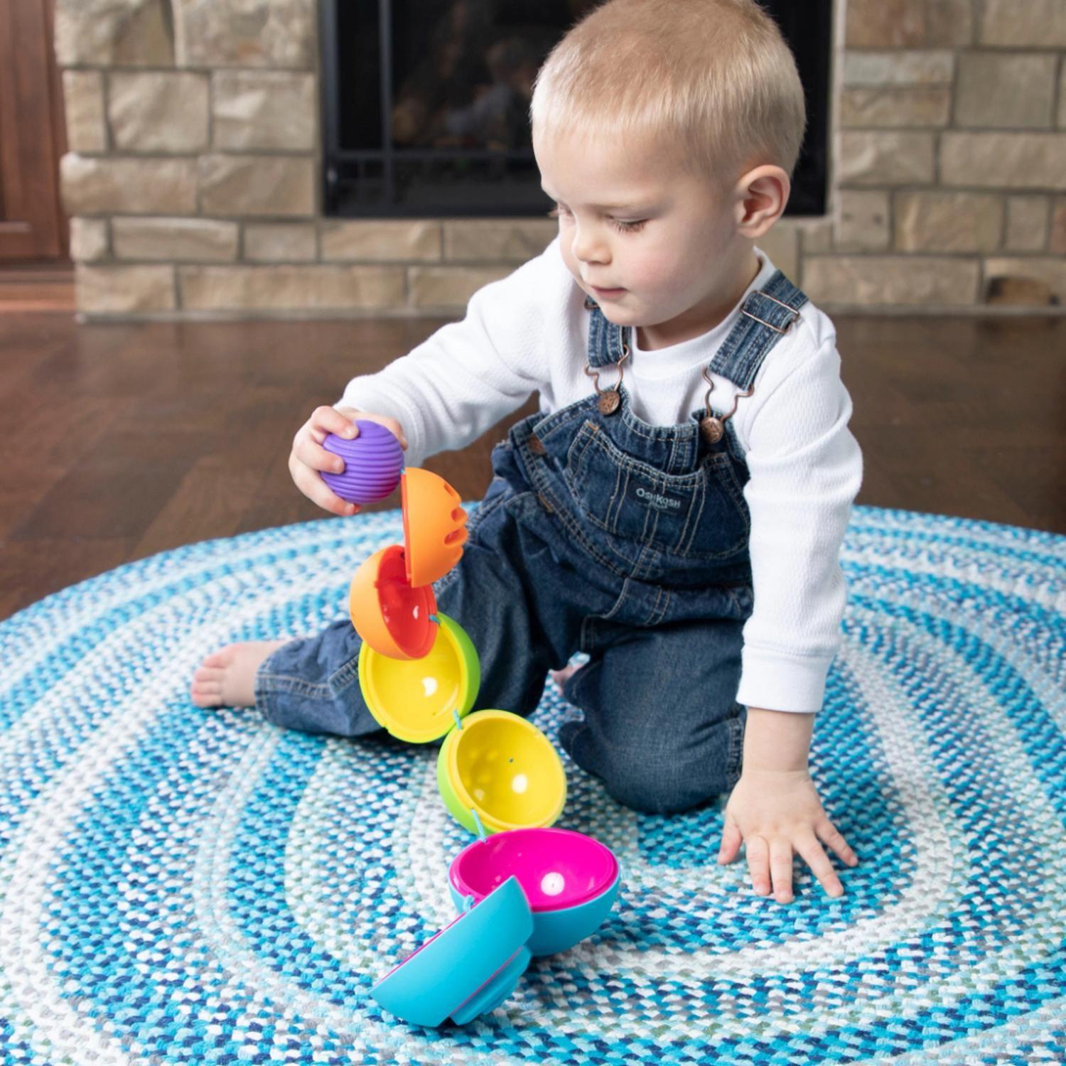 Oombeeball, Pelotas Sensoriales Anidables FatBrain Toys-5