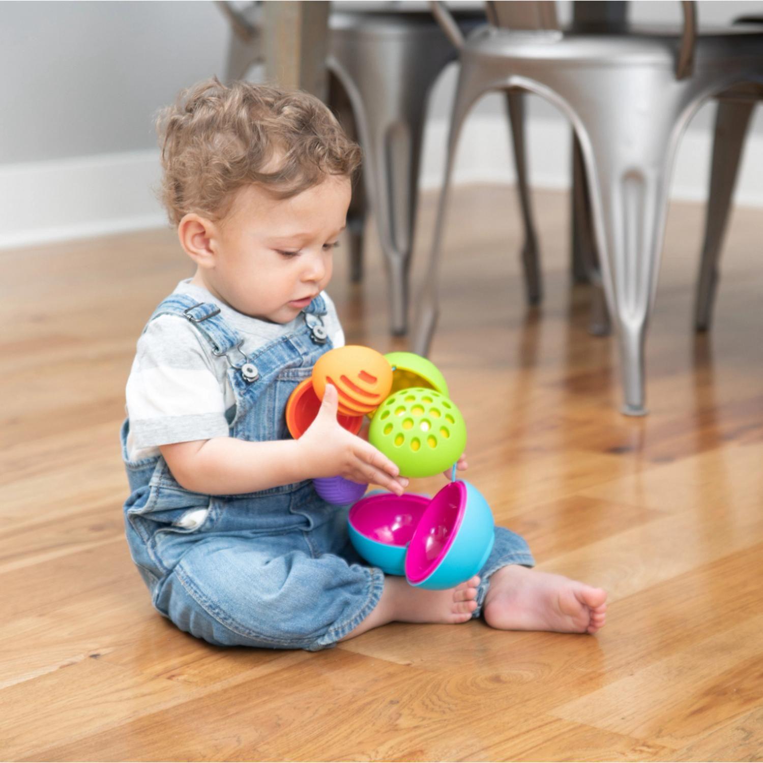 Oombeeball, Pelotas Sensoriales Anidables FatBrain Toys-7