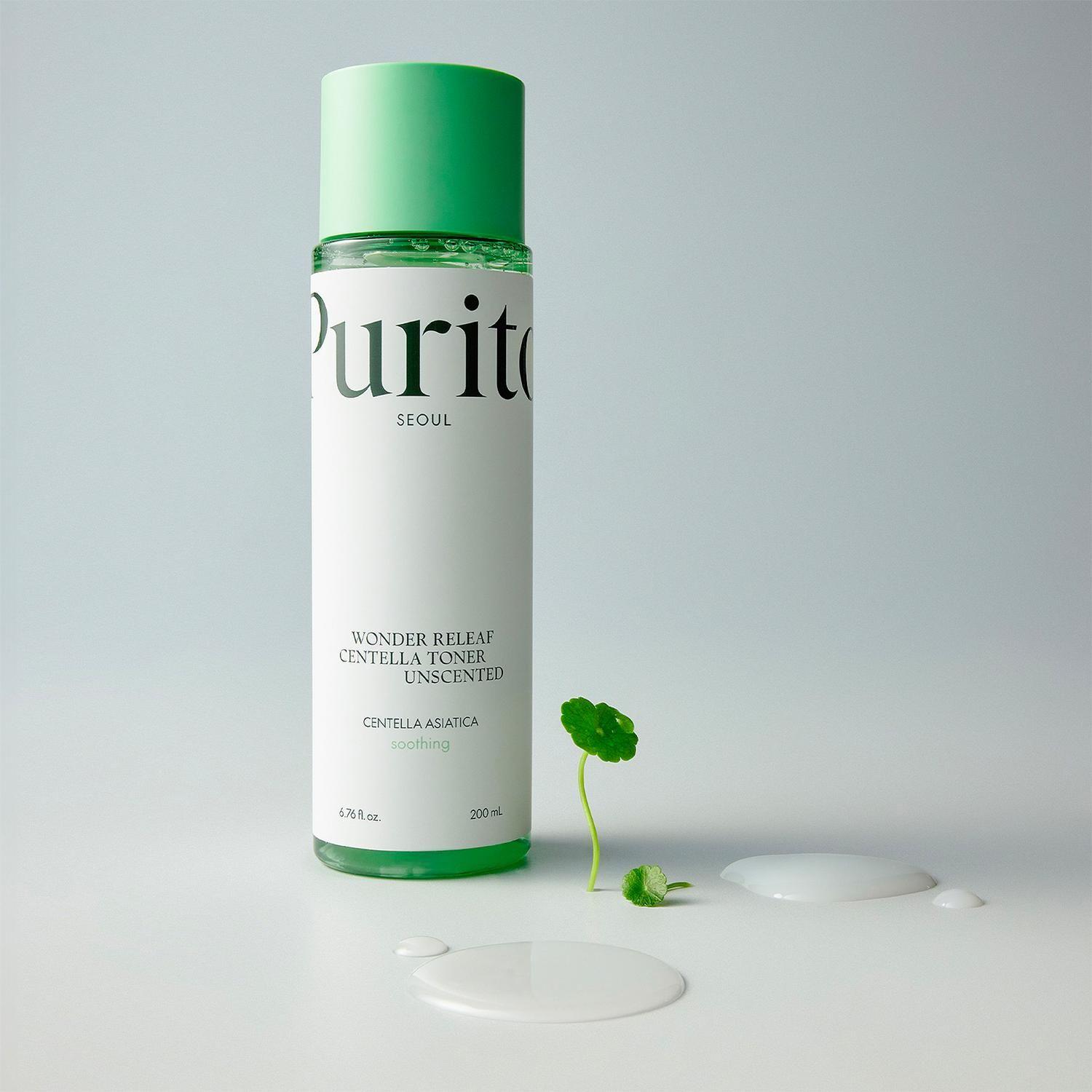 Tónico Facial Centella 200ml Purito Wonder Releaf sin Perfume-3