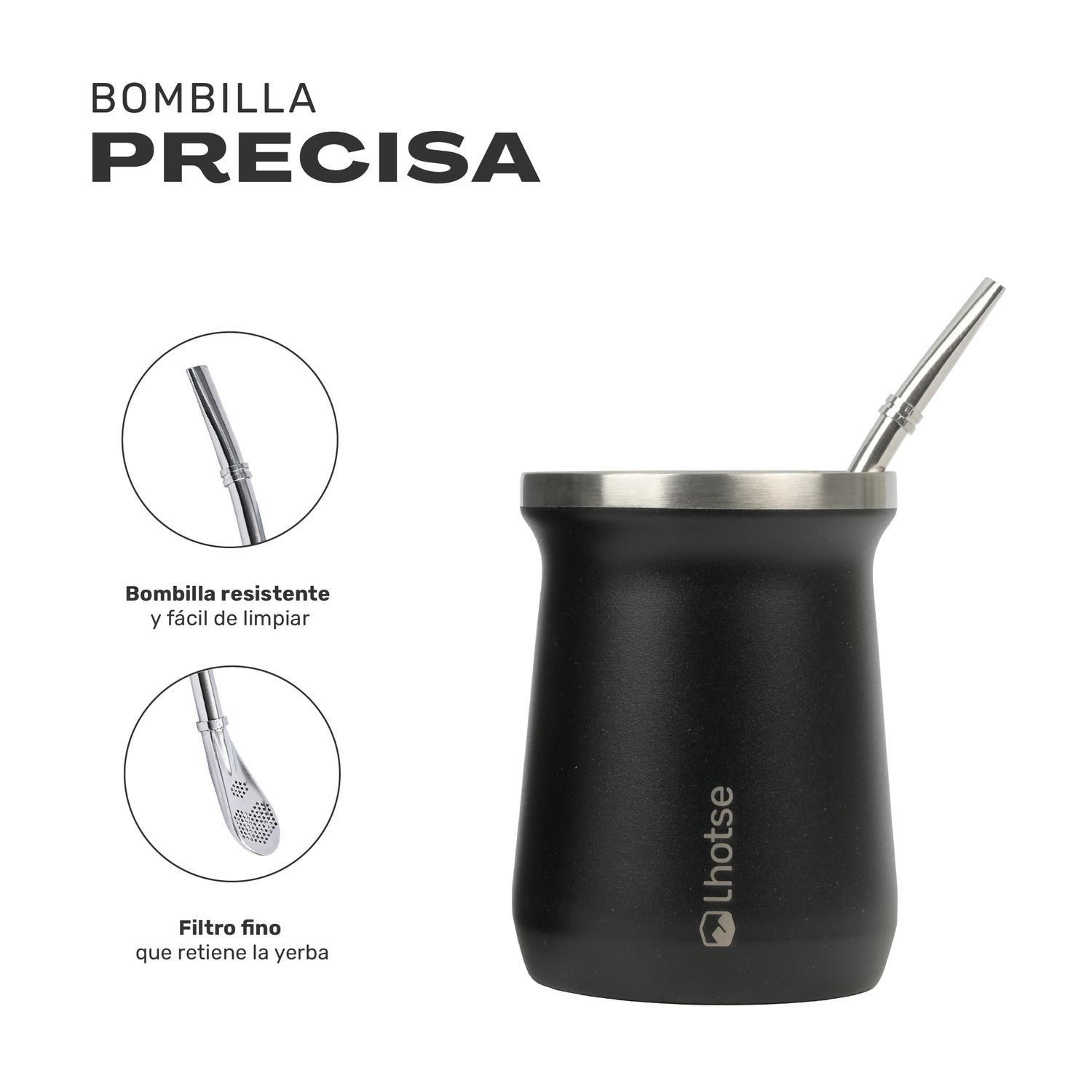 Mate Acero Inoxidable con Bombilla Lhotse-3
