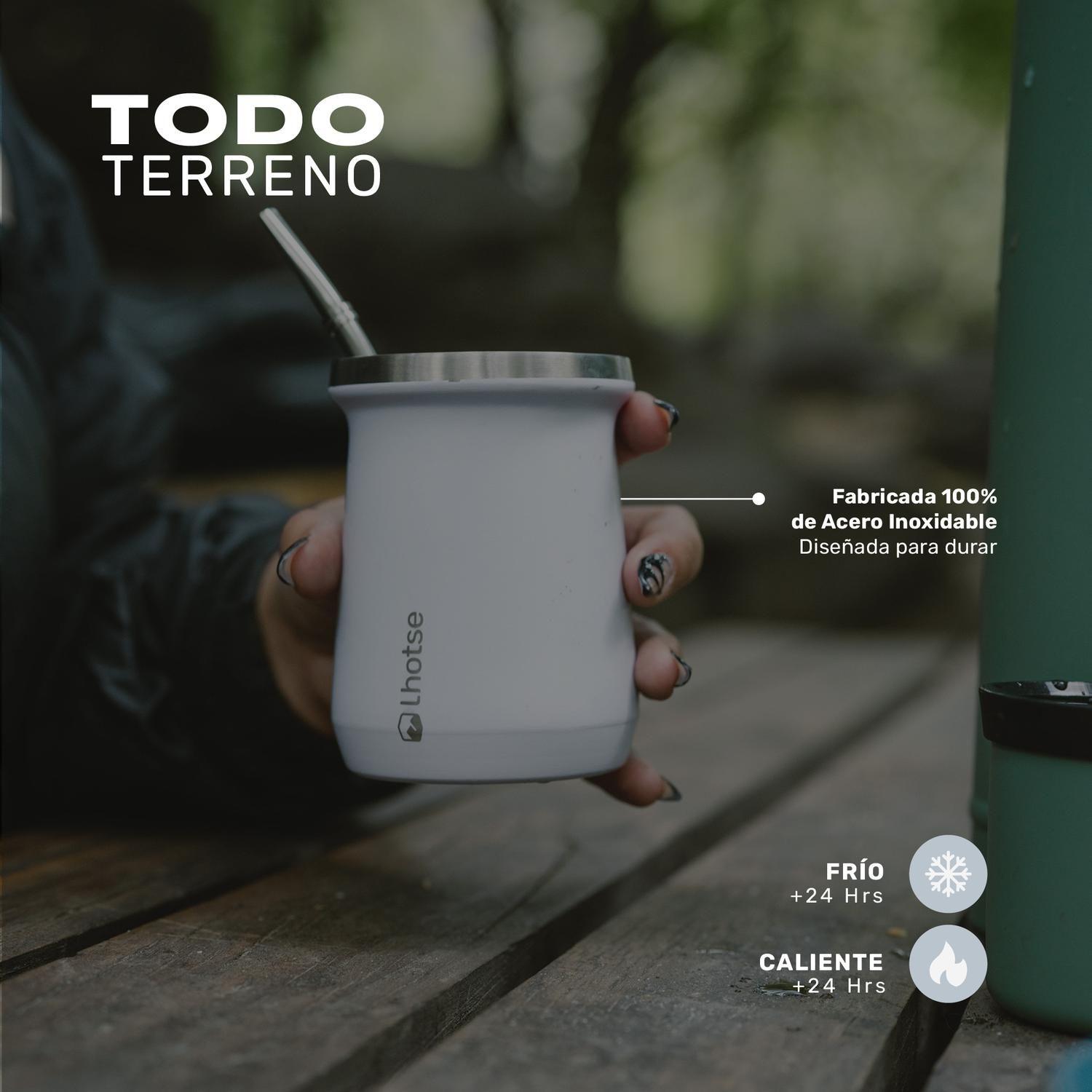 Matera Mate Mug Térmico Acero Inoxidable con Bombilla Lhotse-5