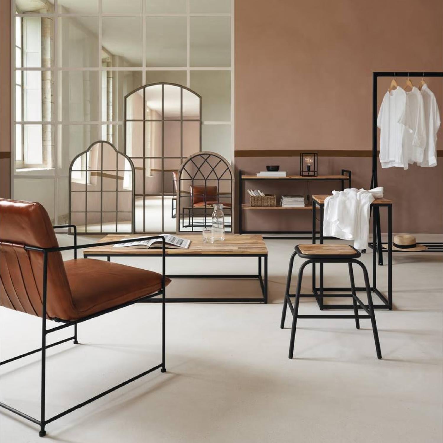 Mesa de Centro Edena Diseño Industrial Madera y Metal Atmosphera-5