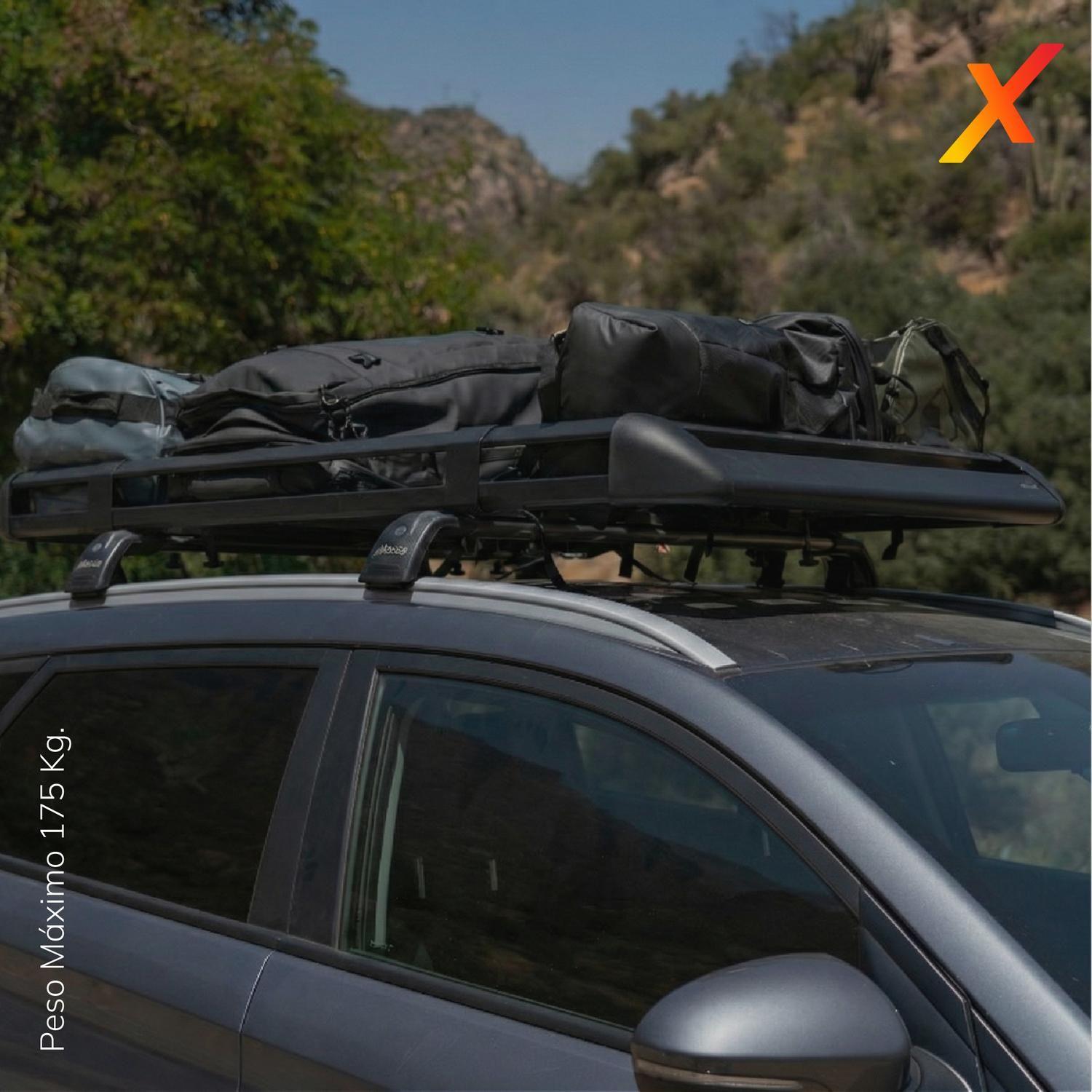 Parrilla Para Auto Portaequipaje Universal Negra XROAD-4