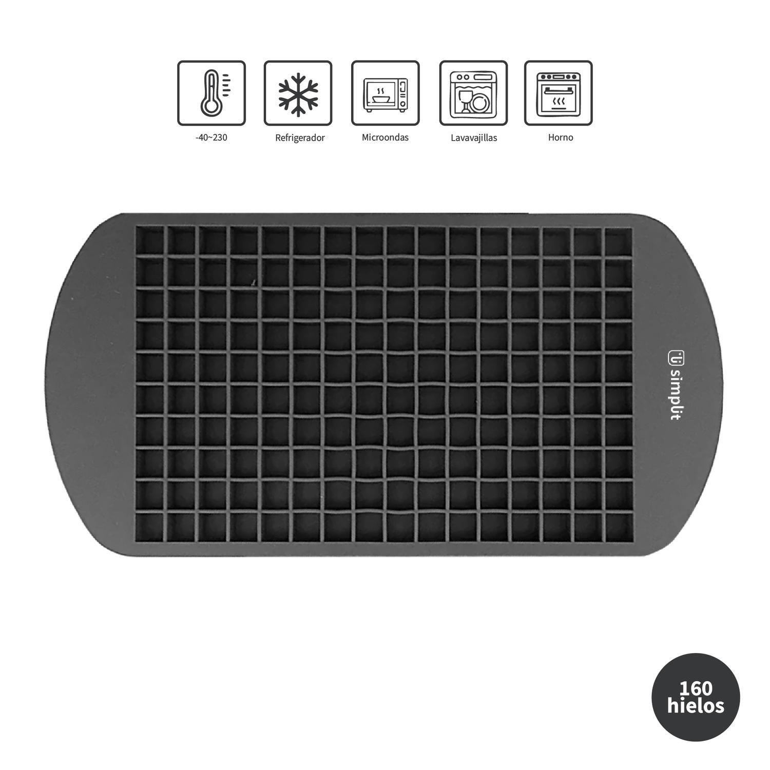 Cubeta de Hielo Silicona 160 Mini Hielos Simplit-4