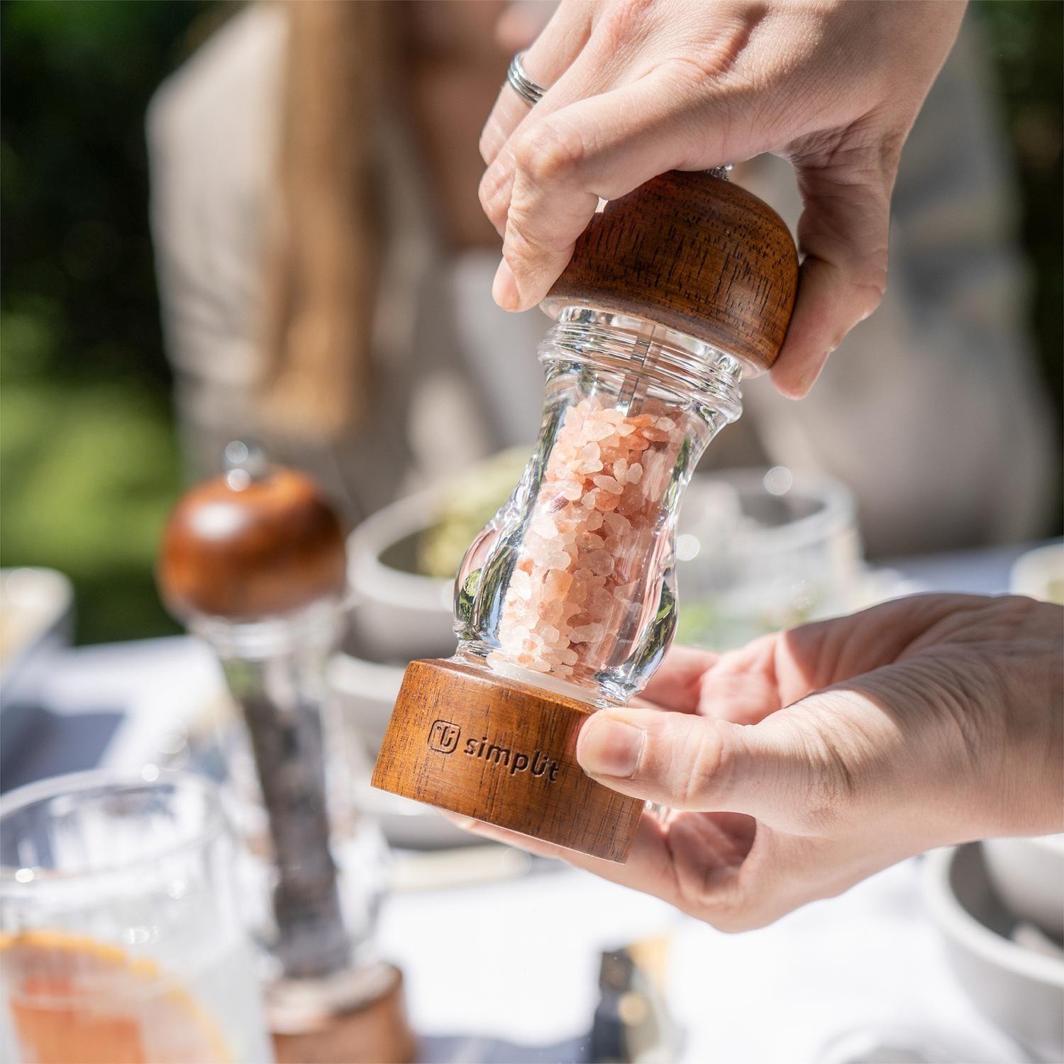 Set 2 Molinillos Sal Pimienta Madera Verona Simplit-2