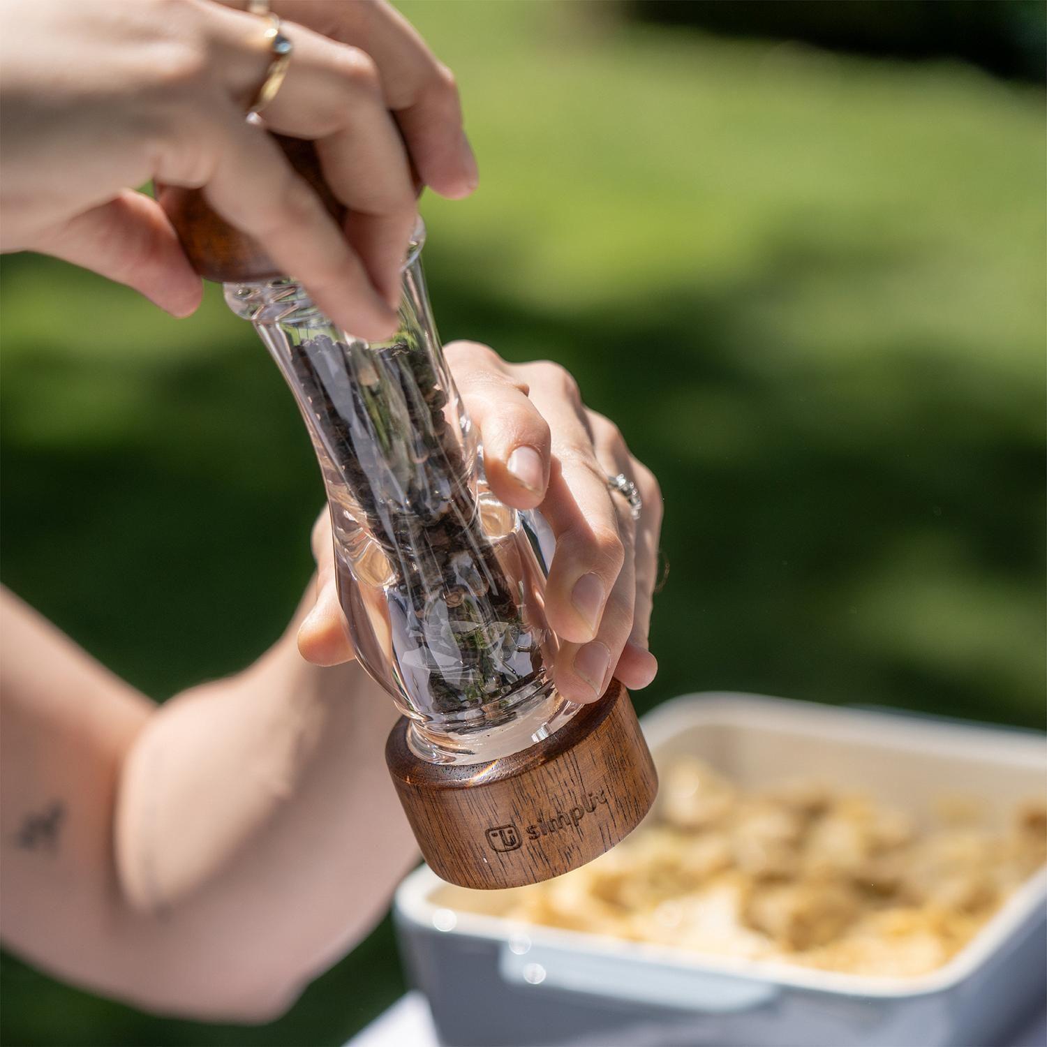 Set 2 Molinillos Sal Pimienta Madera Verona Simplit-5