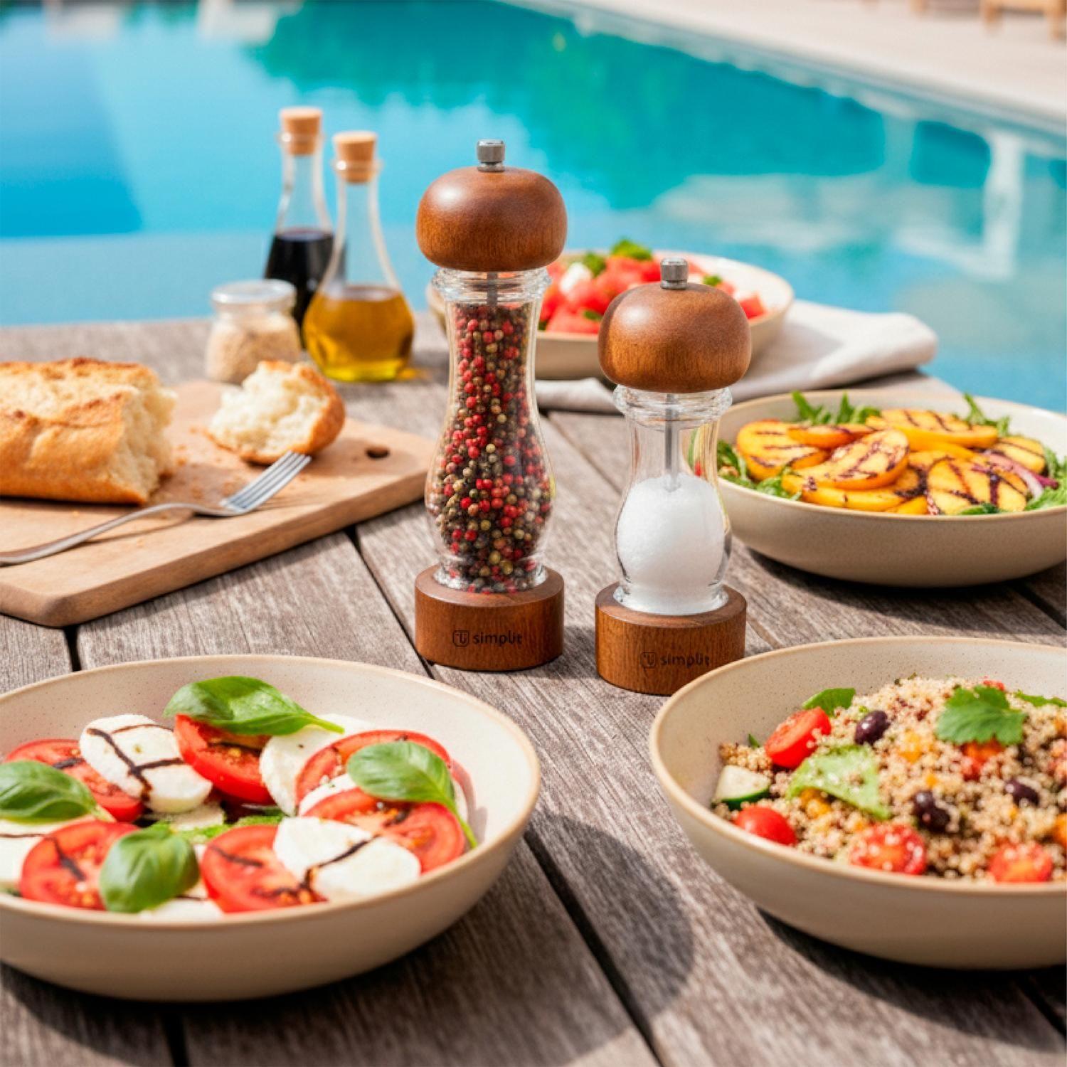 Set 2 Molinillos Sal Pimienta Madera Verona Simplit-7