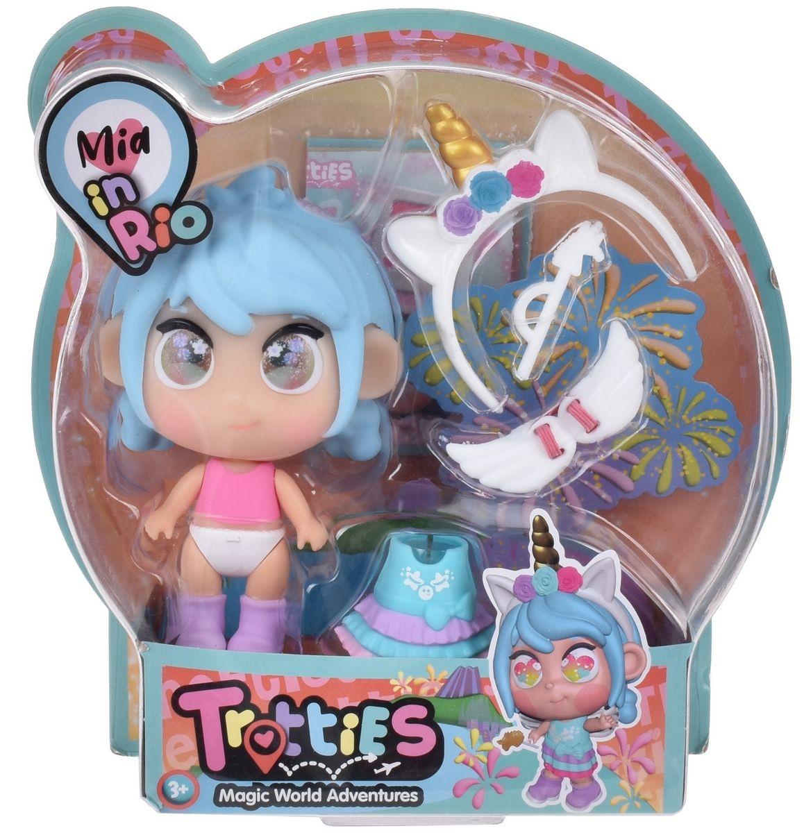 Muñeca Vestida Para Viajar Mini Trotties-5