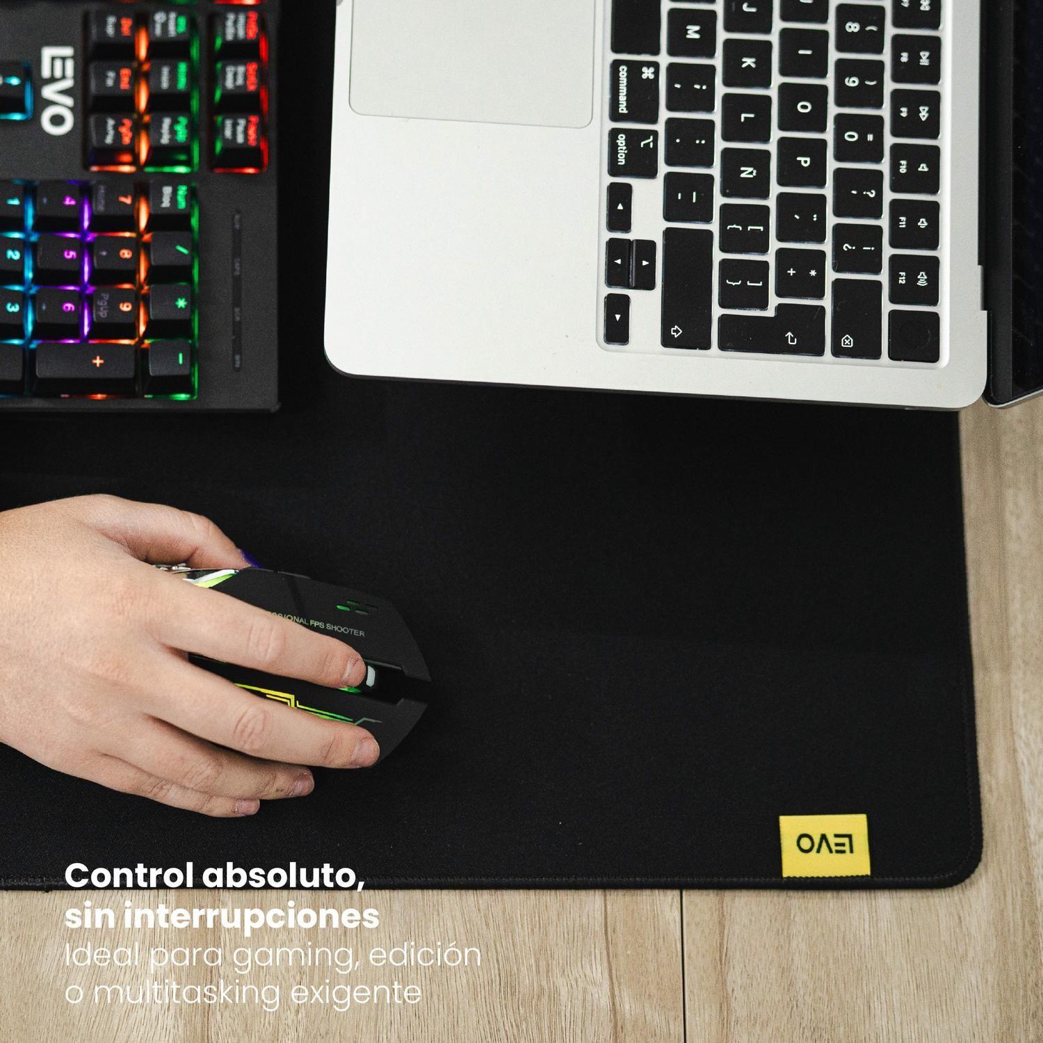 Kit Gamer Teclado + Mouse Nova Series + Mousepad XXL LEVO-6