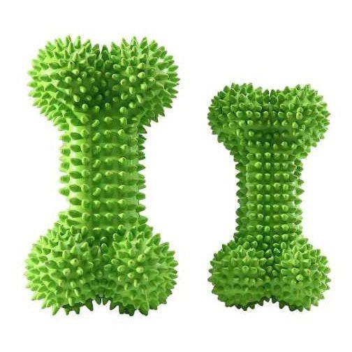 Hueso Goma Limpiadientes Verde Talla L Perro Mascan-0
