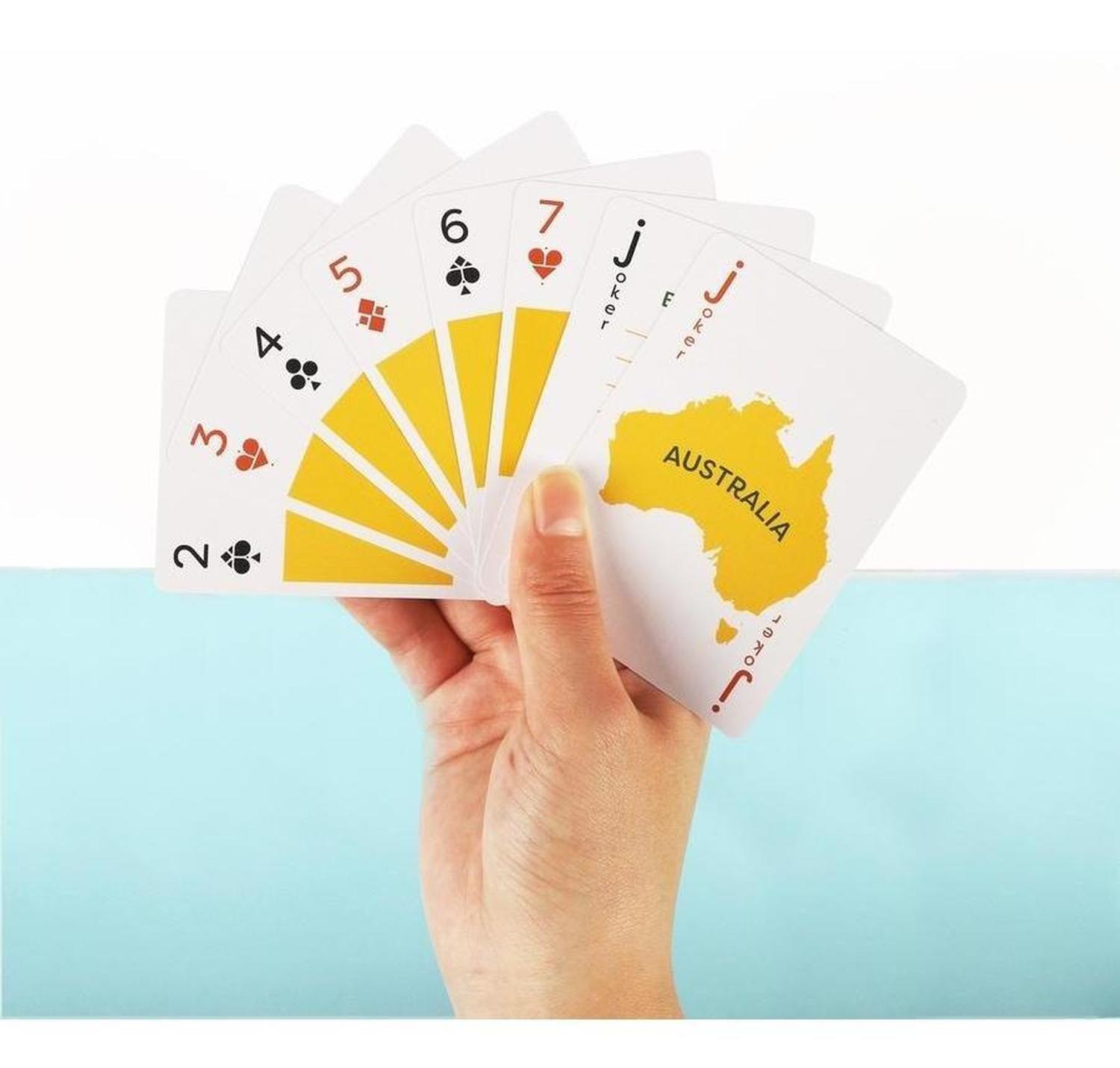 Aussie Slang WT Jugando A Las Cartas Lingo-6