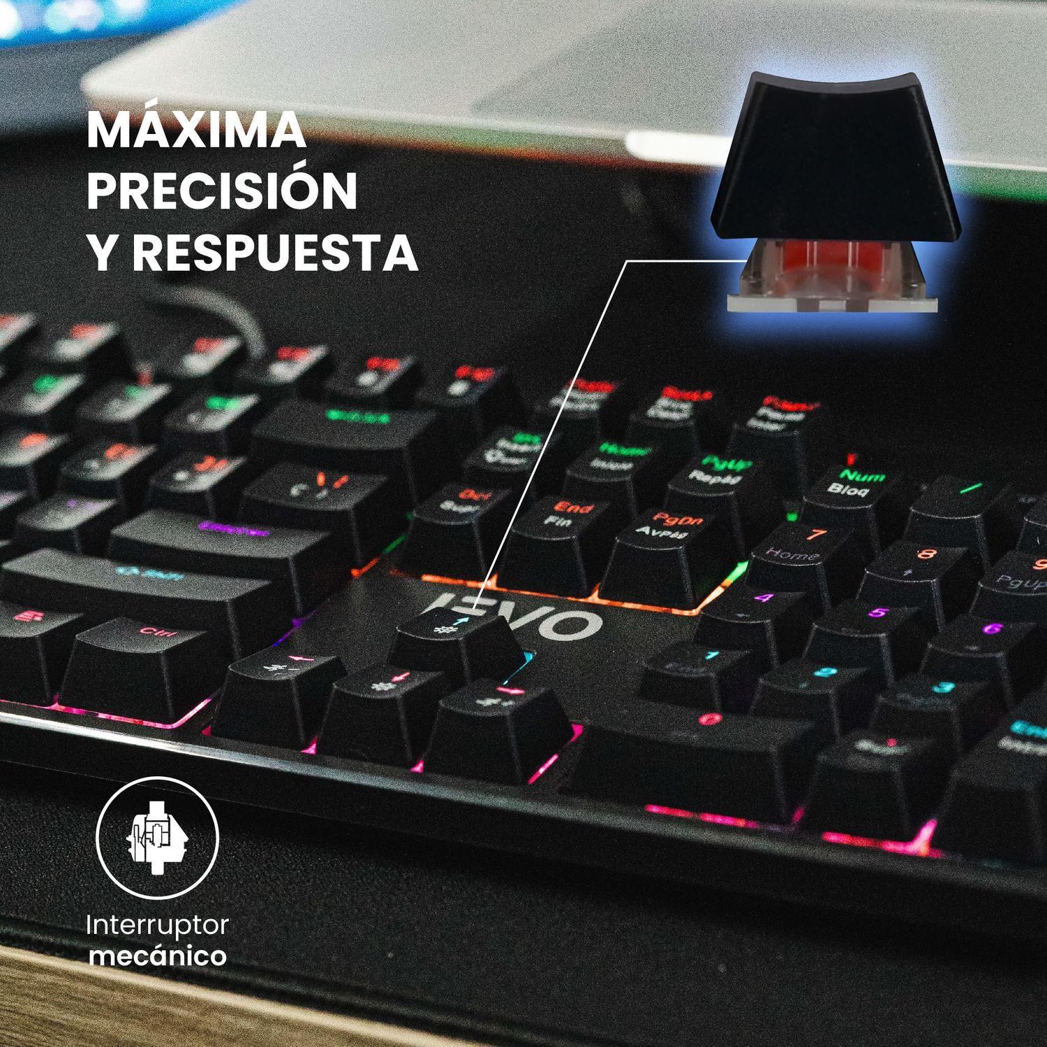 Teclado Gamer NovaBlade Red Switch Mecánico Levo-2