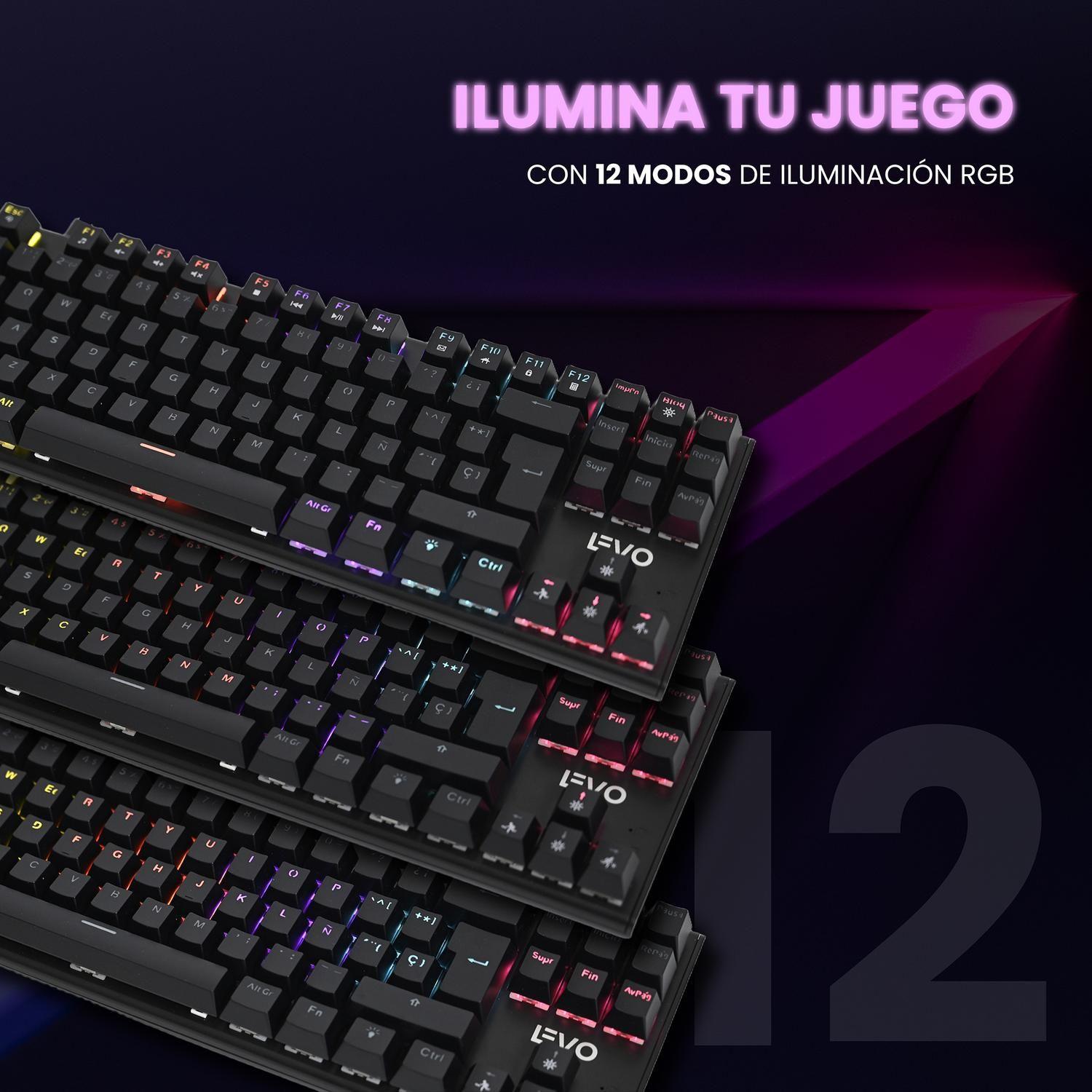 Teclado Gamer NovaBlade Red Switch Mecánico Levo-5